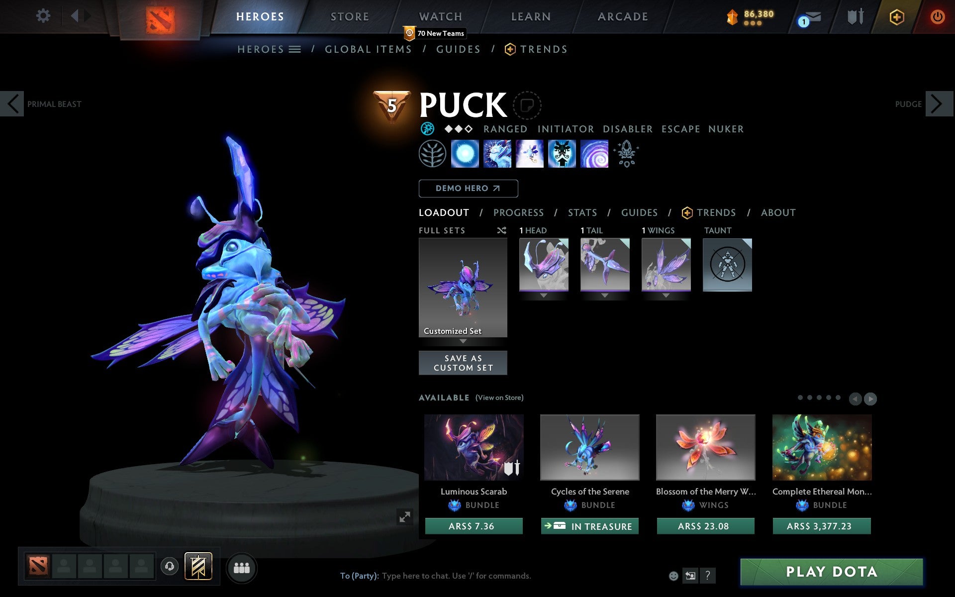 Immortal | MMR: 6234 - Behavior: 9510