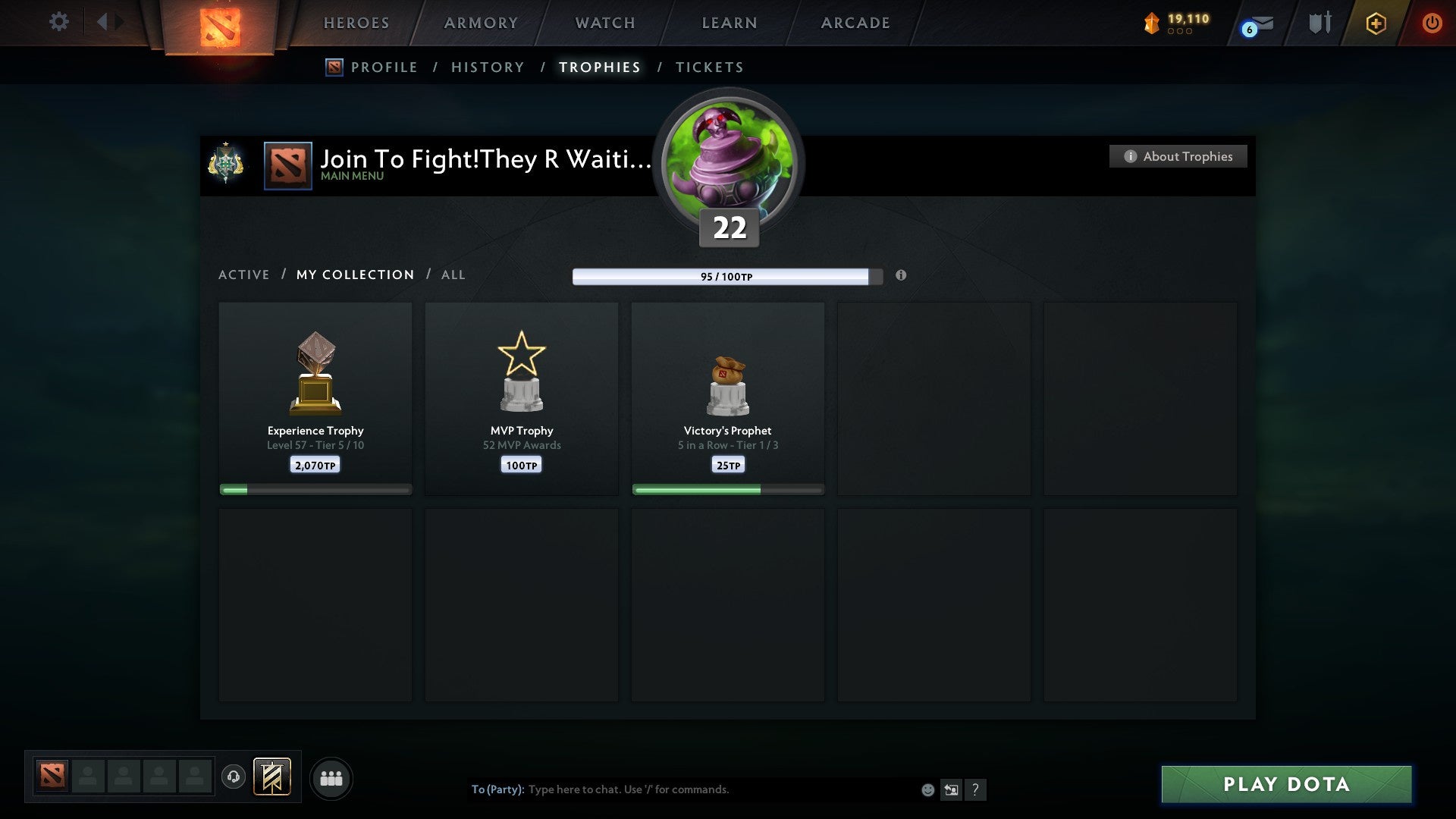 Archon I | MMR: 2384 - Behavior: 9032 - Communication: 9032