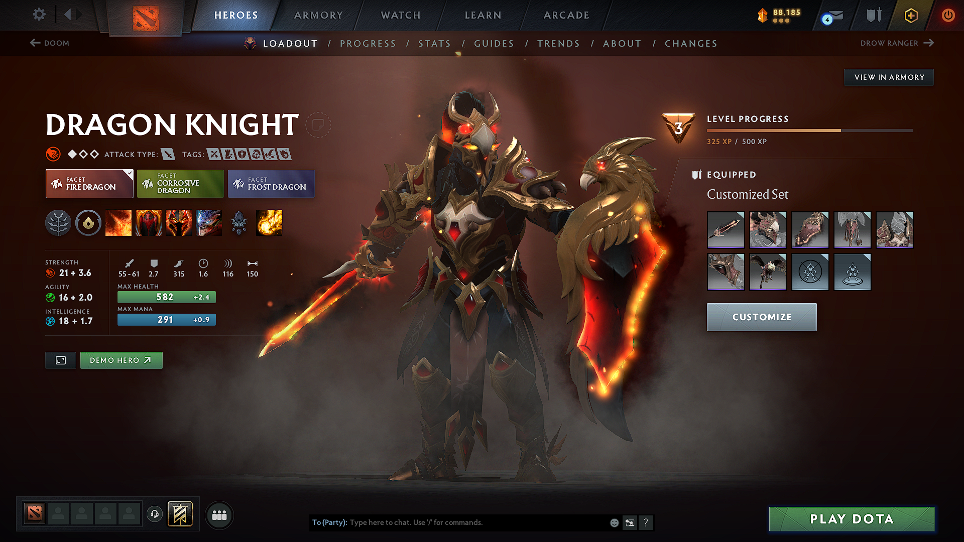 Legend V | MMR: 3575 - Behavior: 8180 - Communication: 8180