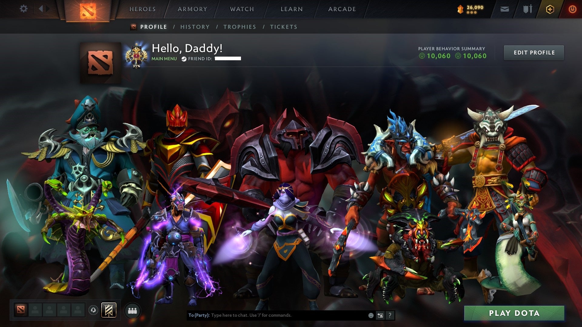 Legend I | MMR: 3128 - Behavior: 10060 - Communication: 10060