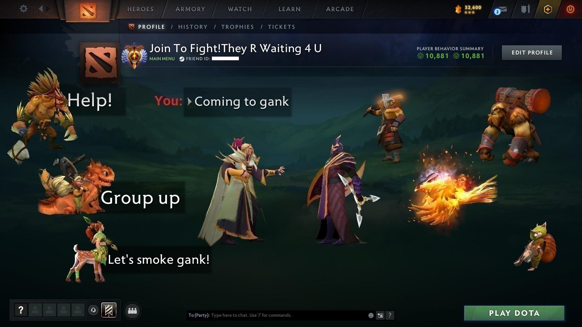 Immortal | MMR: 7724 - Behavior: 10881 - Communication: 10881