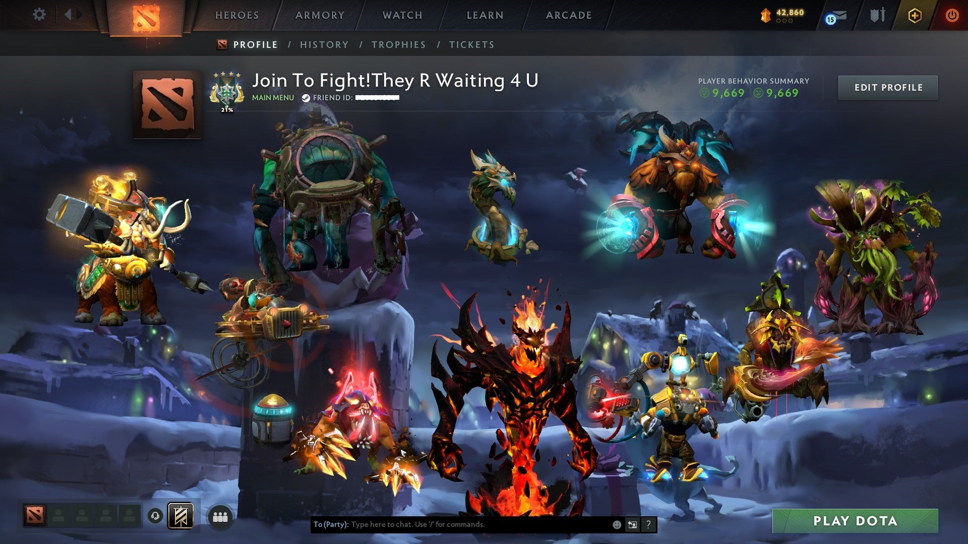 Archon IV | MMR: 2805 - Behavior: 9669 - Communication: 9669