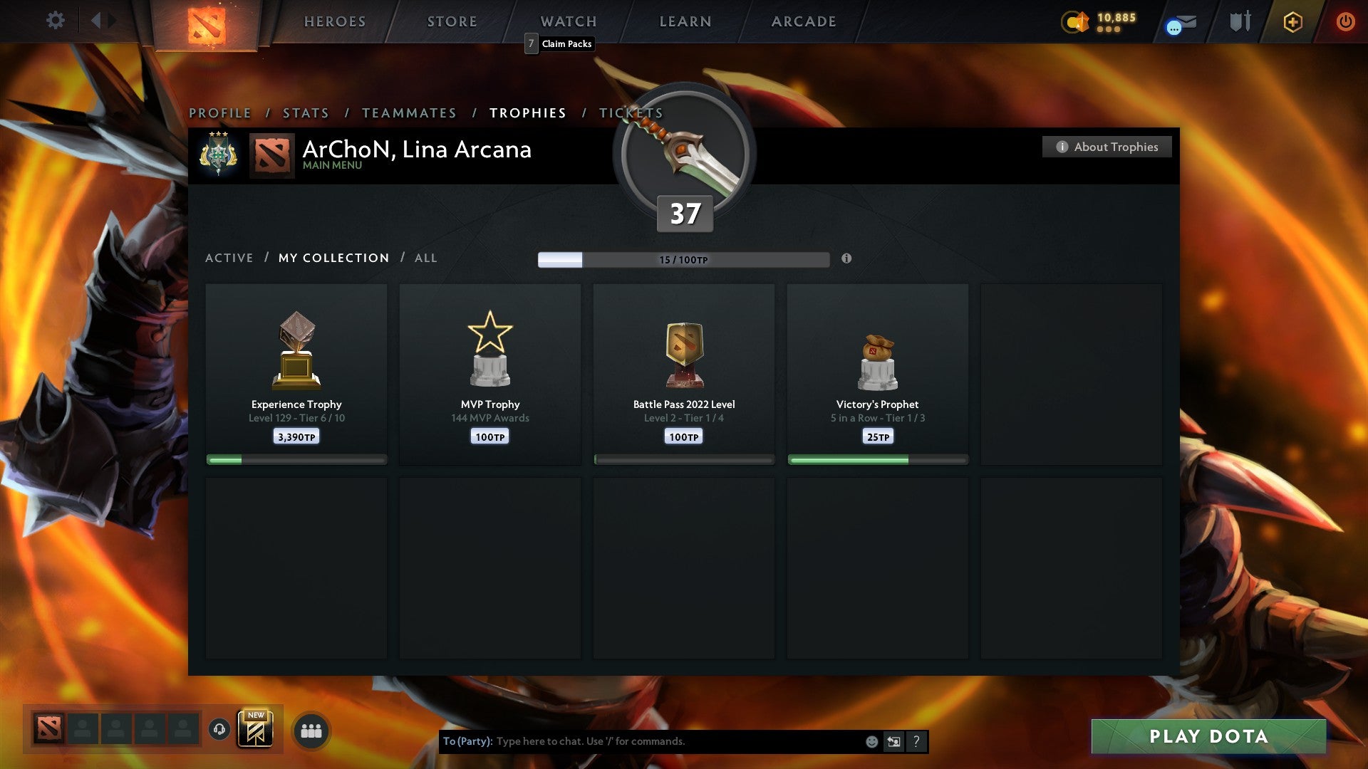 Archon III | MMR: 2696 - Behavior: 9305