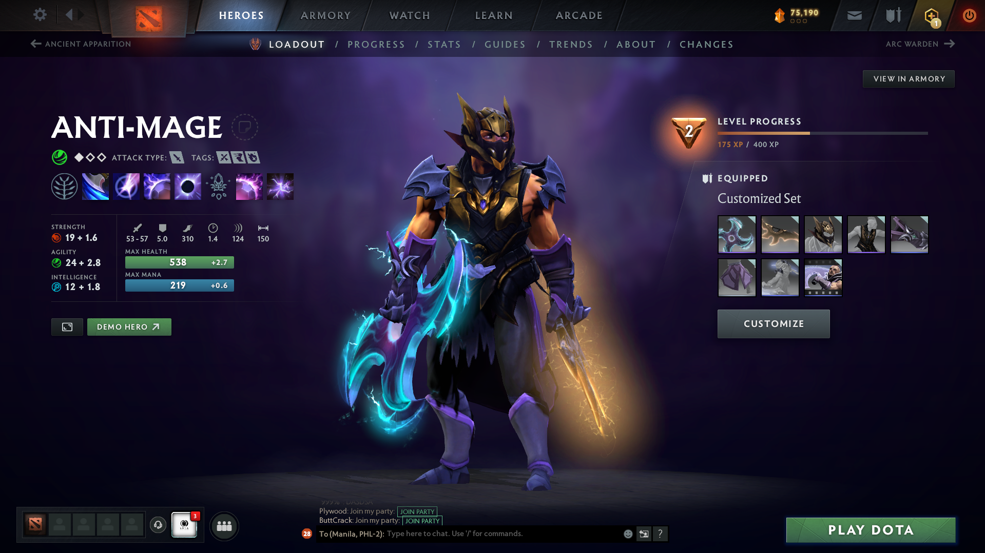 Legend III | MMR: 3417 - Behavior: 8182 - Communication: 8182