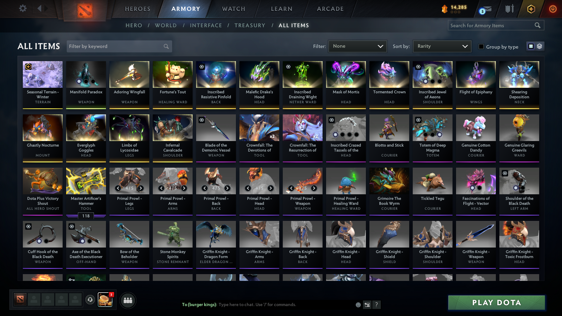 Archon V | MMR: 2869 - Behavior: 8352 - Communication: 8352