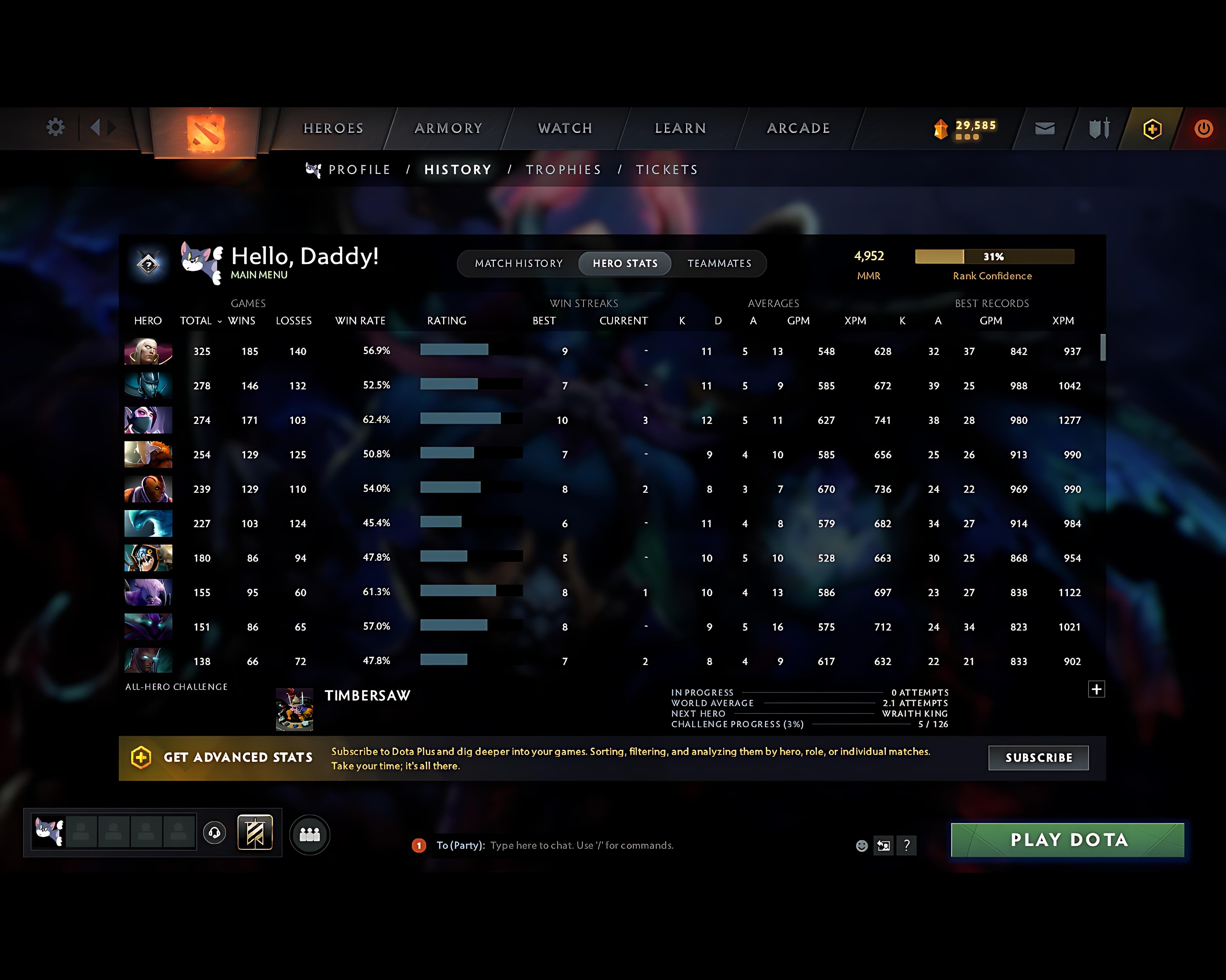 MMR: 4952 - Behavior: 10984