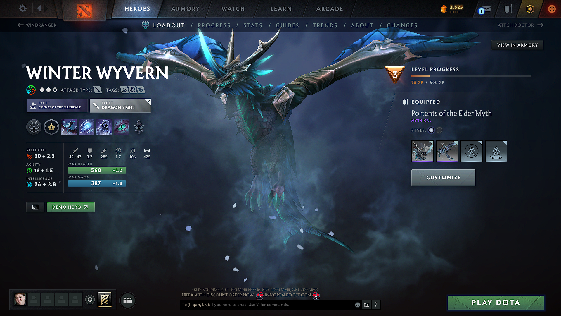 Legend IV | MMR: 3678 - Behavior: 11537 - Communication: 11537