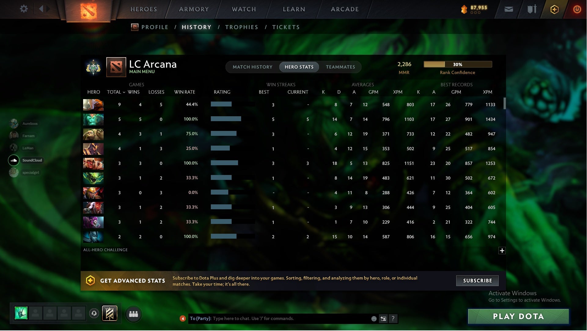 MMR: 2286 - Behavior: 9042