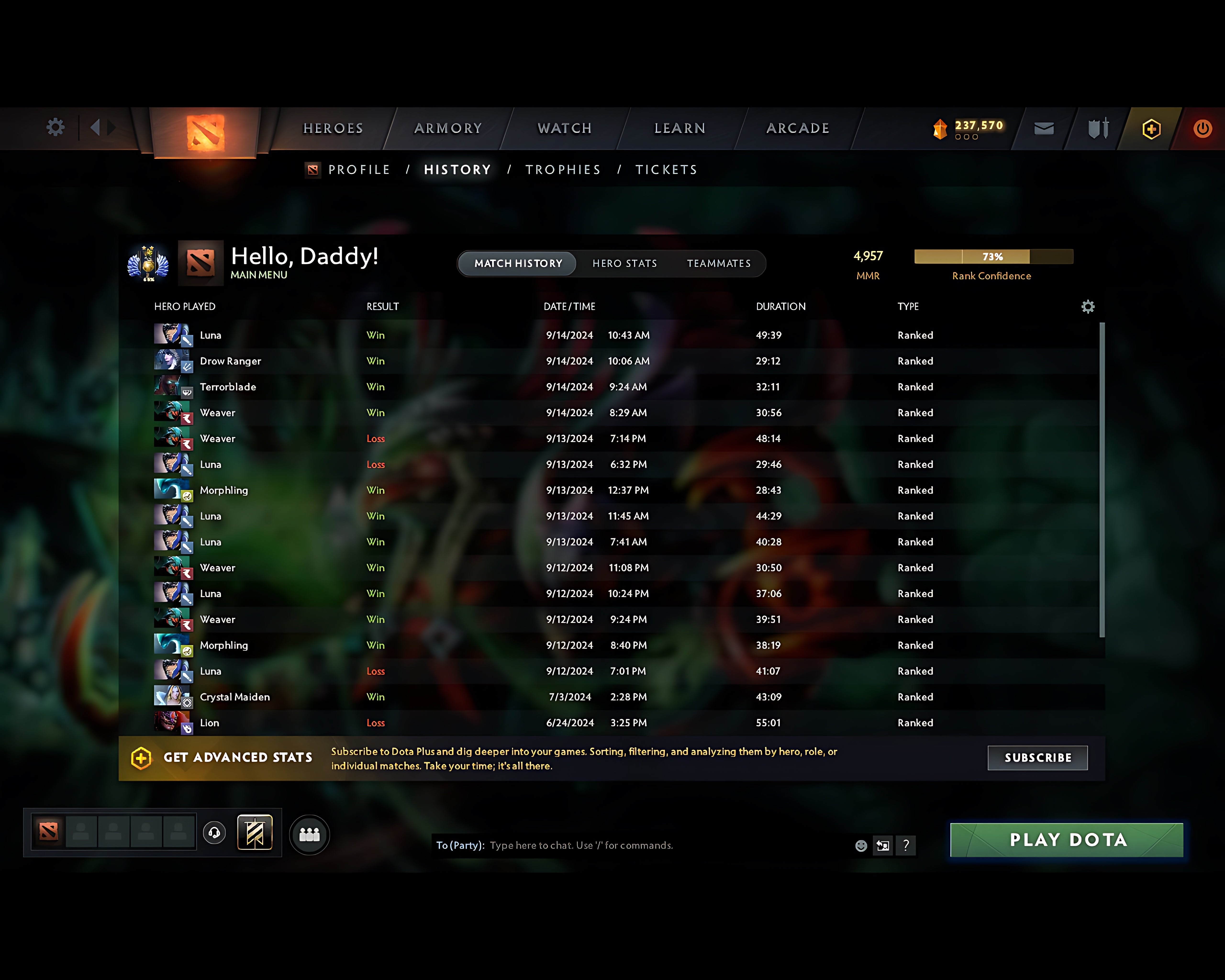 Divine II | MMR: 4957 - Behavior: 11267 - Communication: 10050