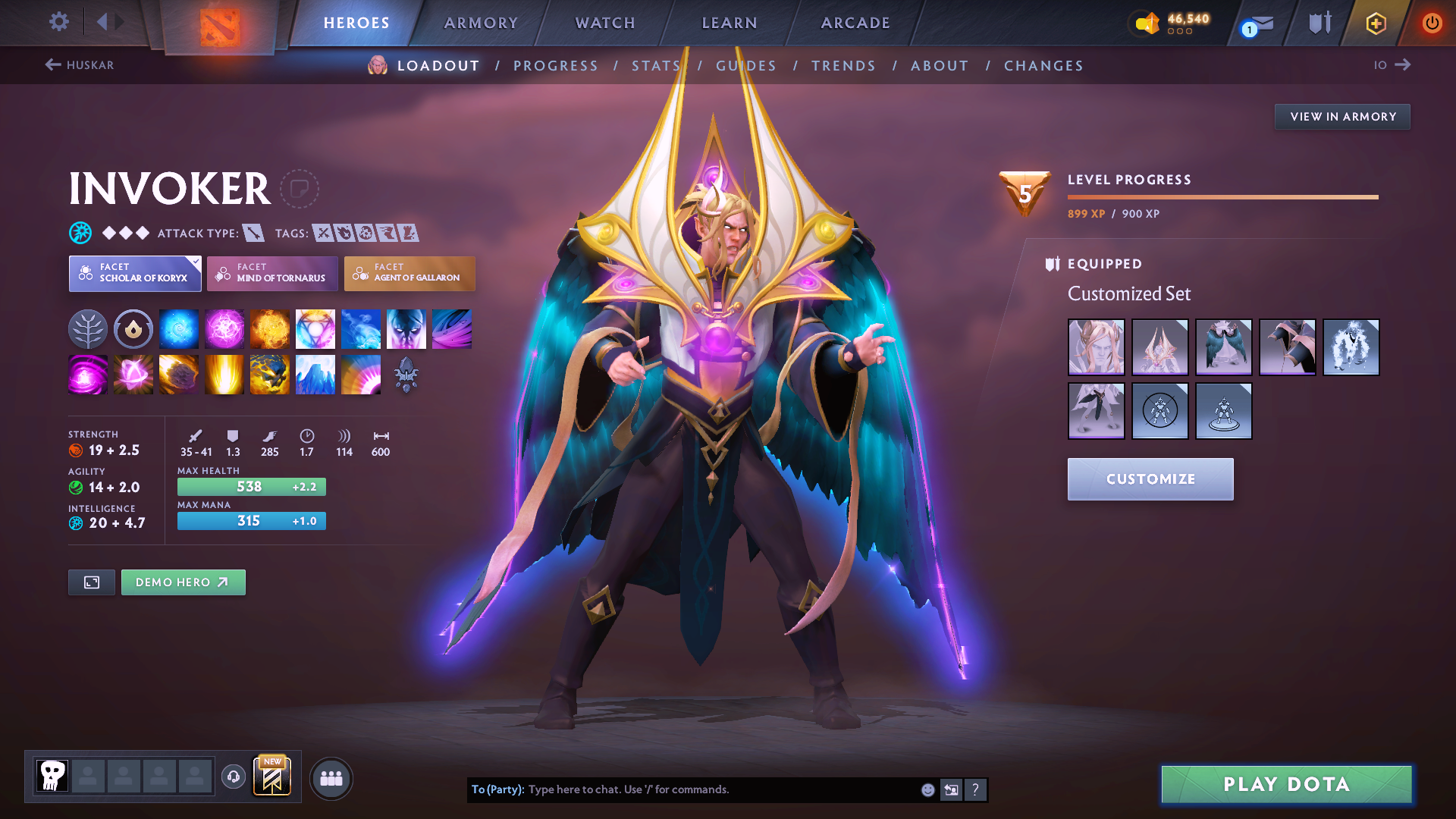 Legend V | MMR: 3689 - Behavior: 11490