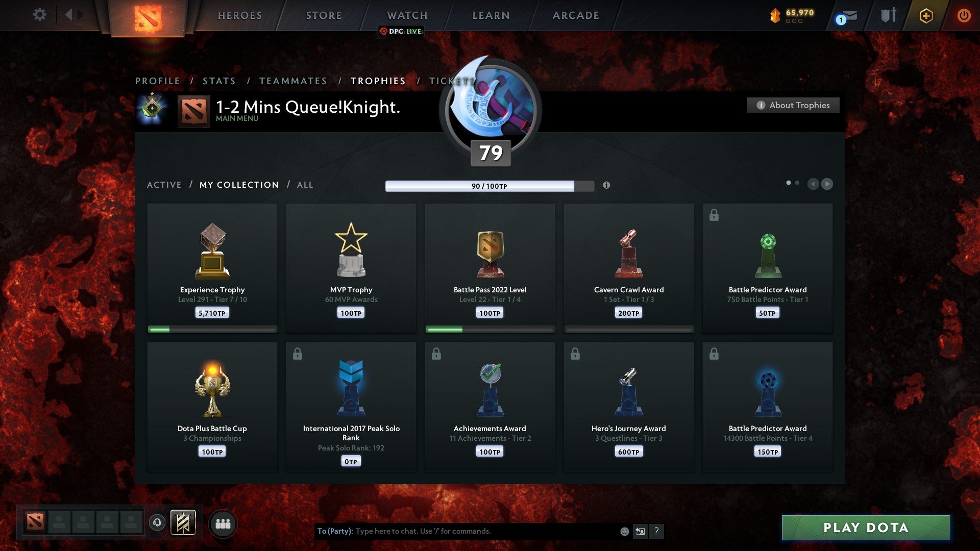 Herald I | MMR: 1 - Behavior: 9378