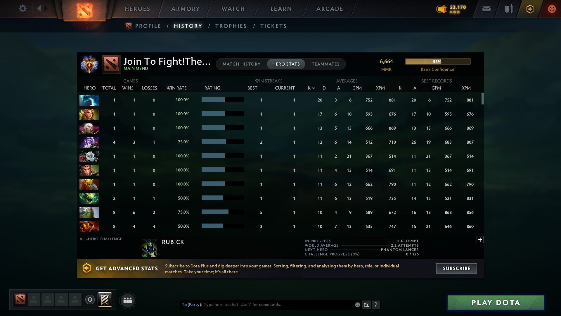 MMR: 6664 - Behavior: 10161