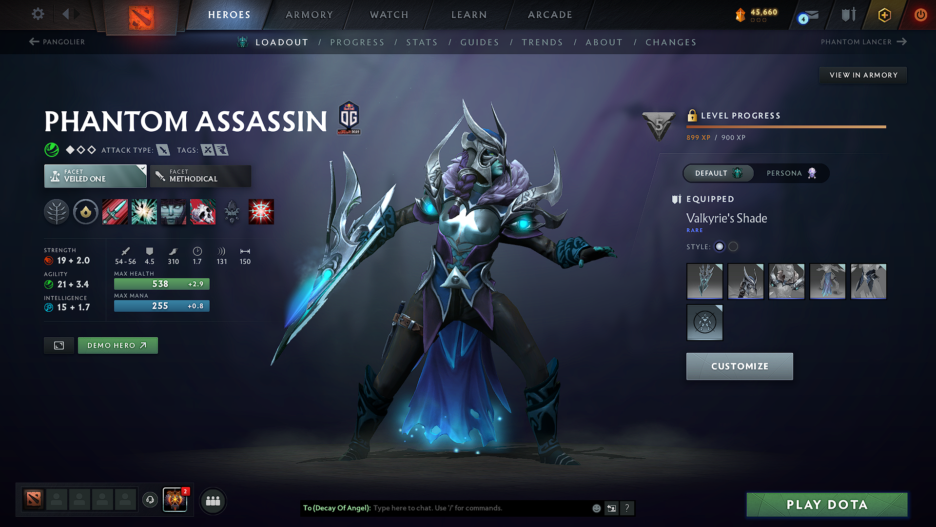 Legend I | MMR: 3194 - Behavior: 8772 - Communication: 8772