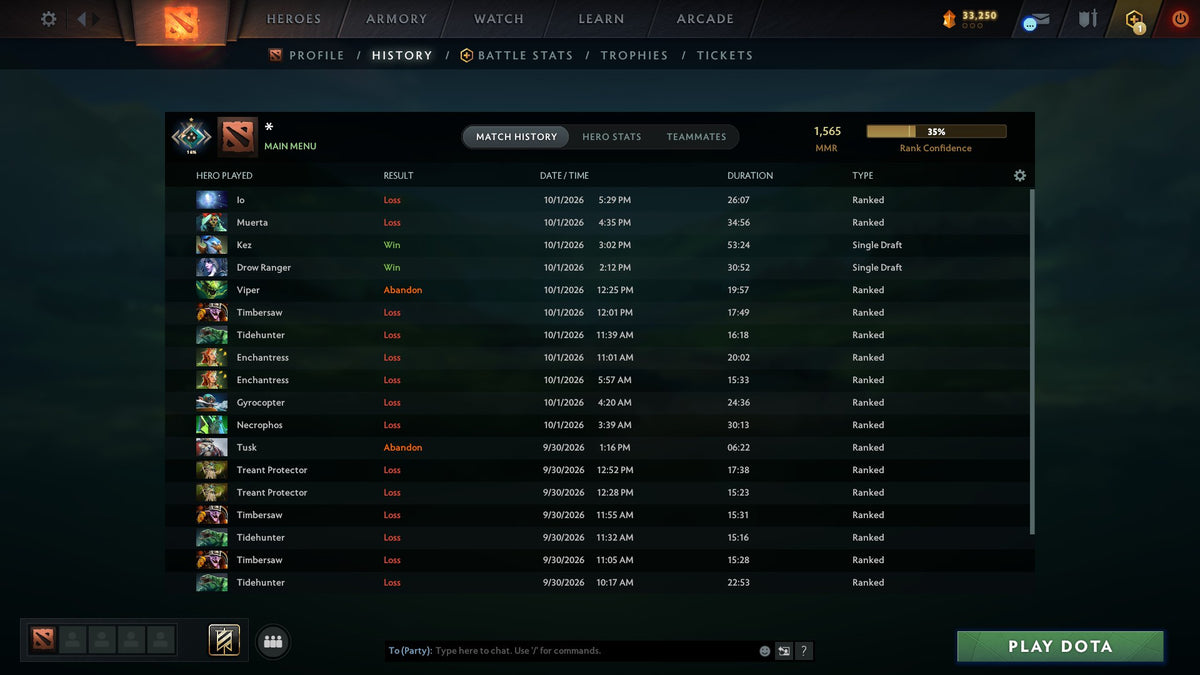 MMR: 1565 - Behavior: 10658