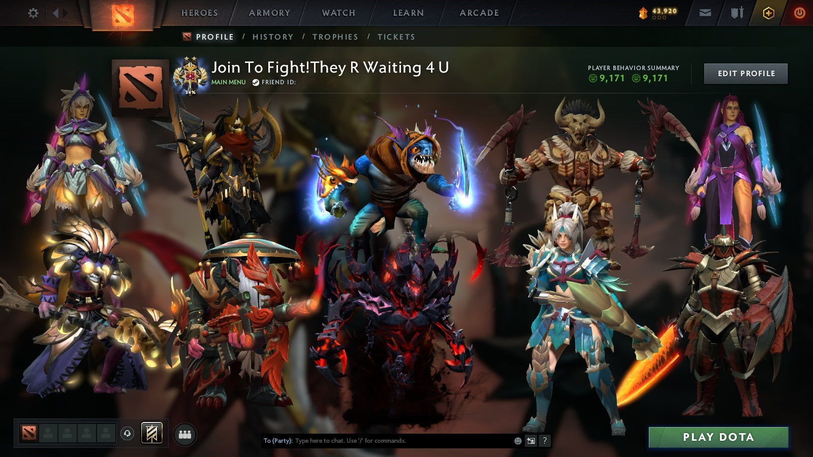 MMR: 3287 - Behavior: 9171