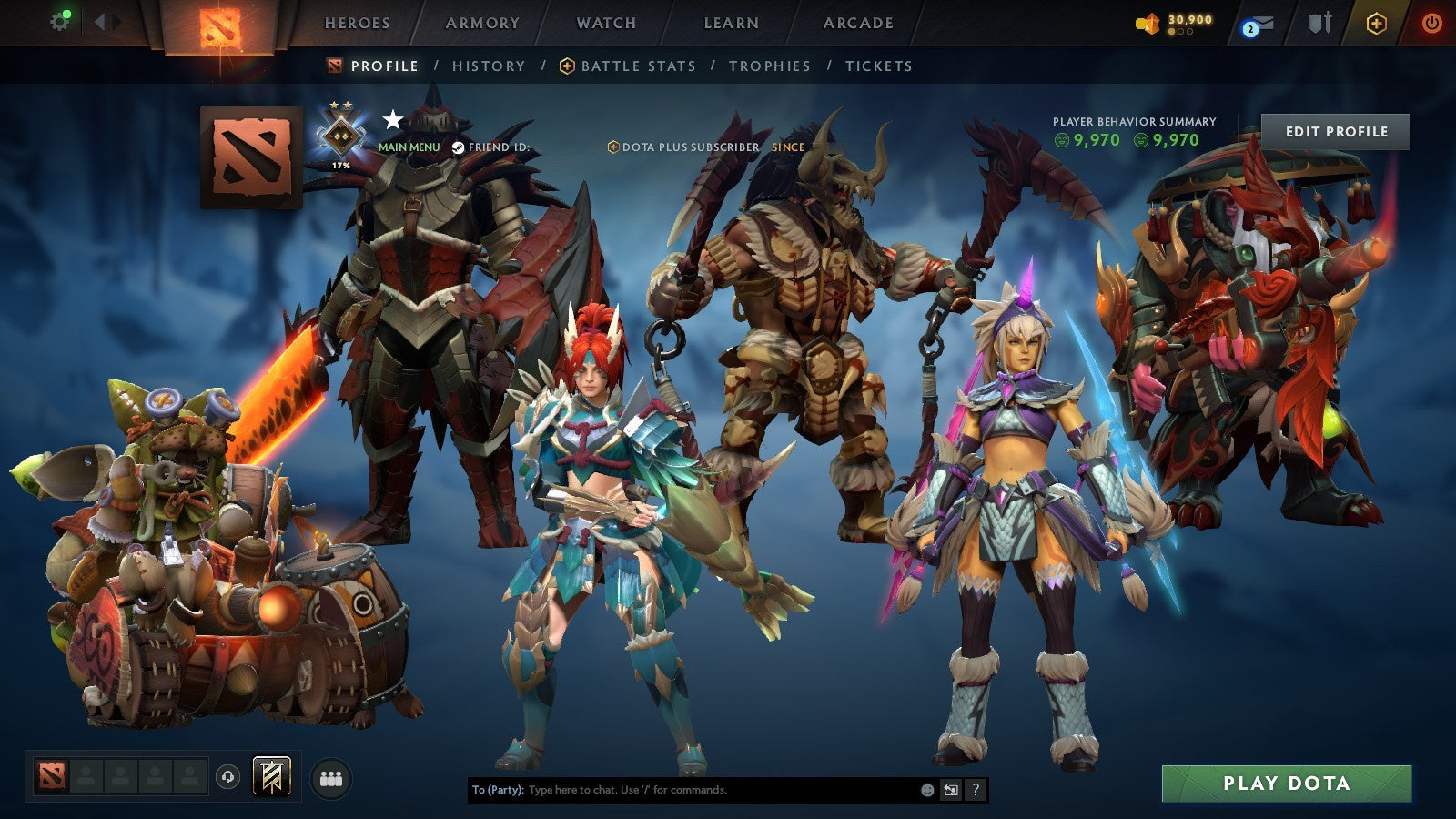 MMR: 1000 - Behavior: 9970