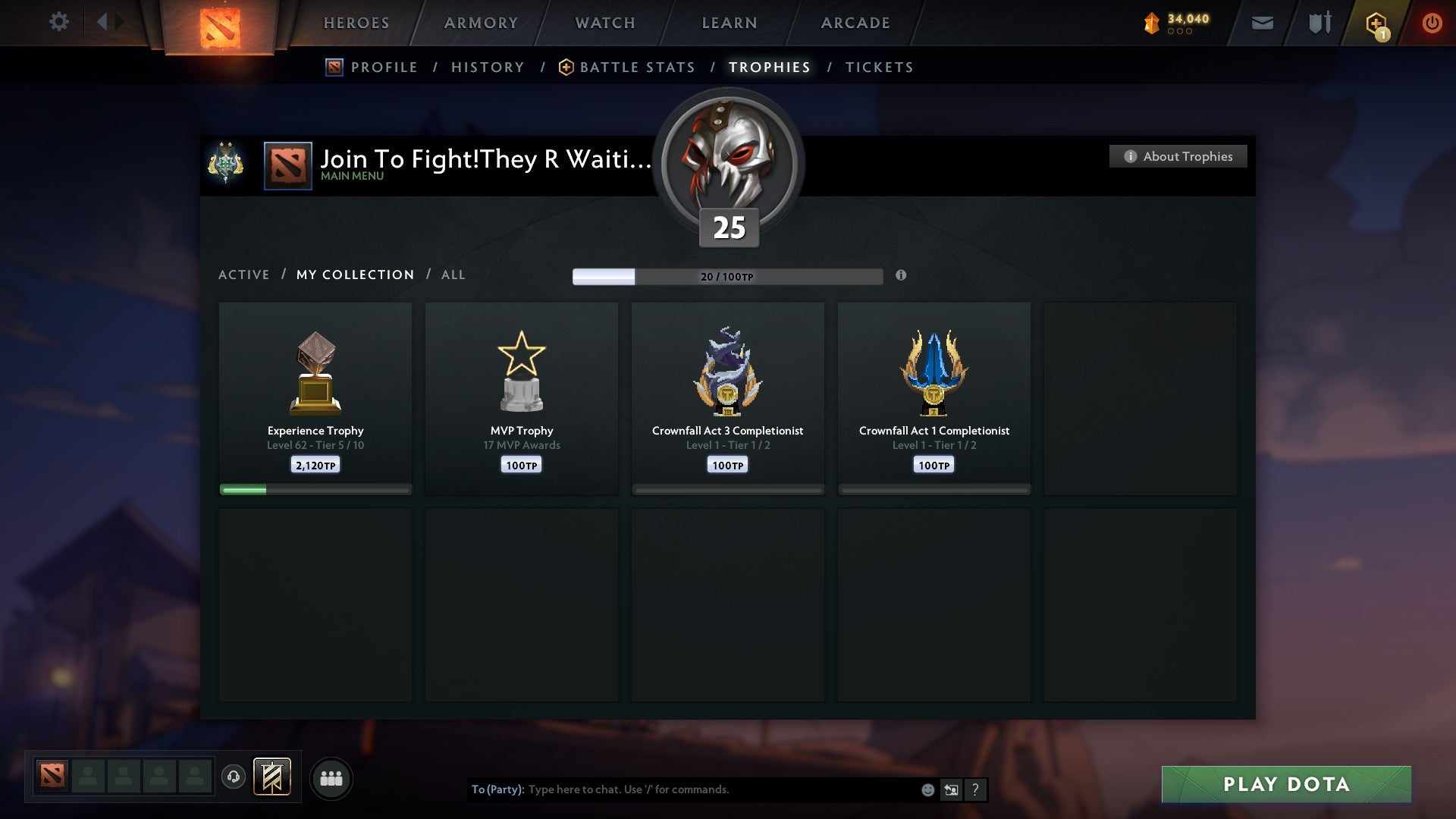 Archon II | MMR: 2380 - Behavior: 9639 - Communication: 9639