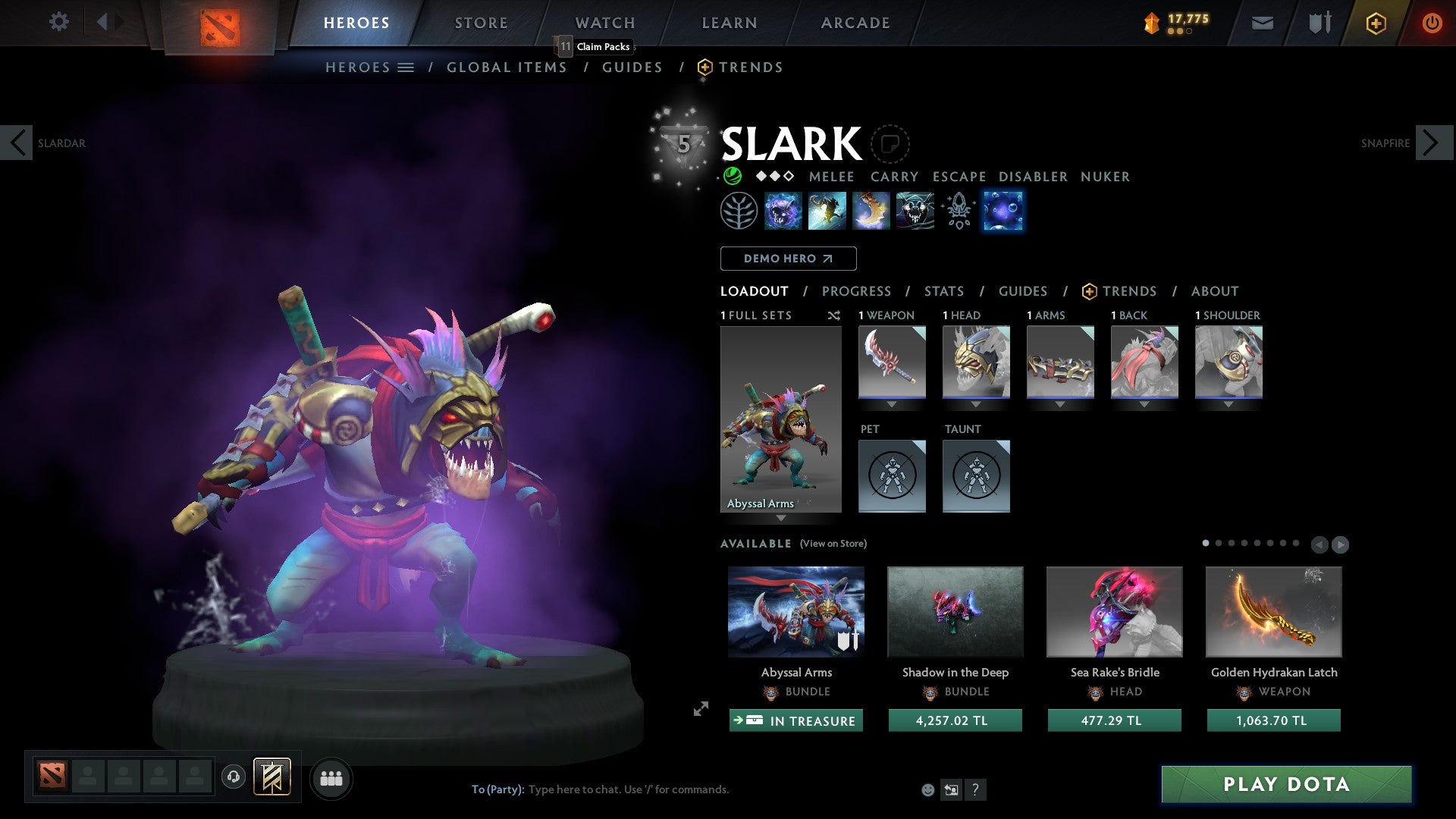 Legend III | MMR: 3408 - Behavior: 10000