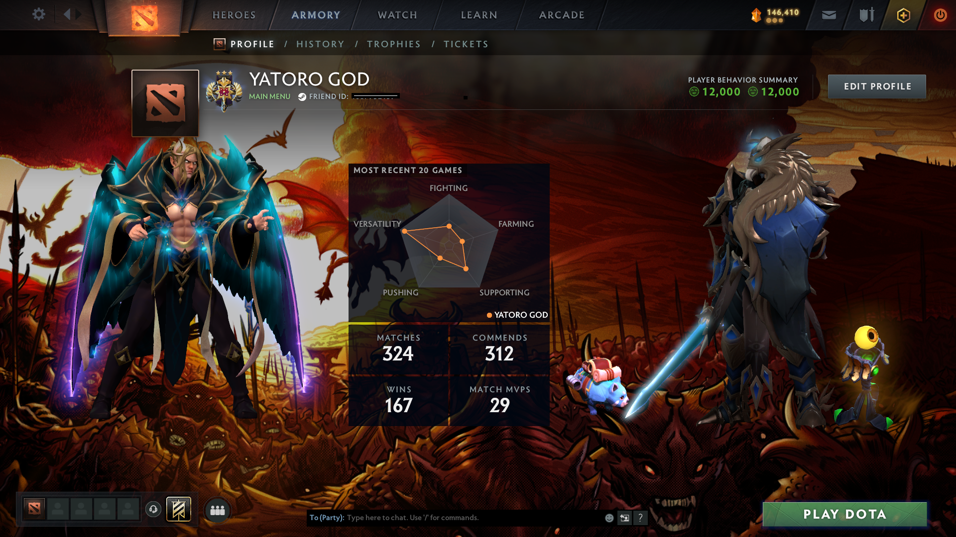 Legend III | MMR: 3389 - Behavior: 12000 - Communication: 12000
