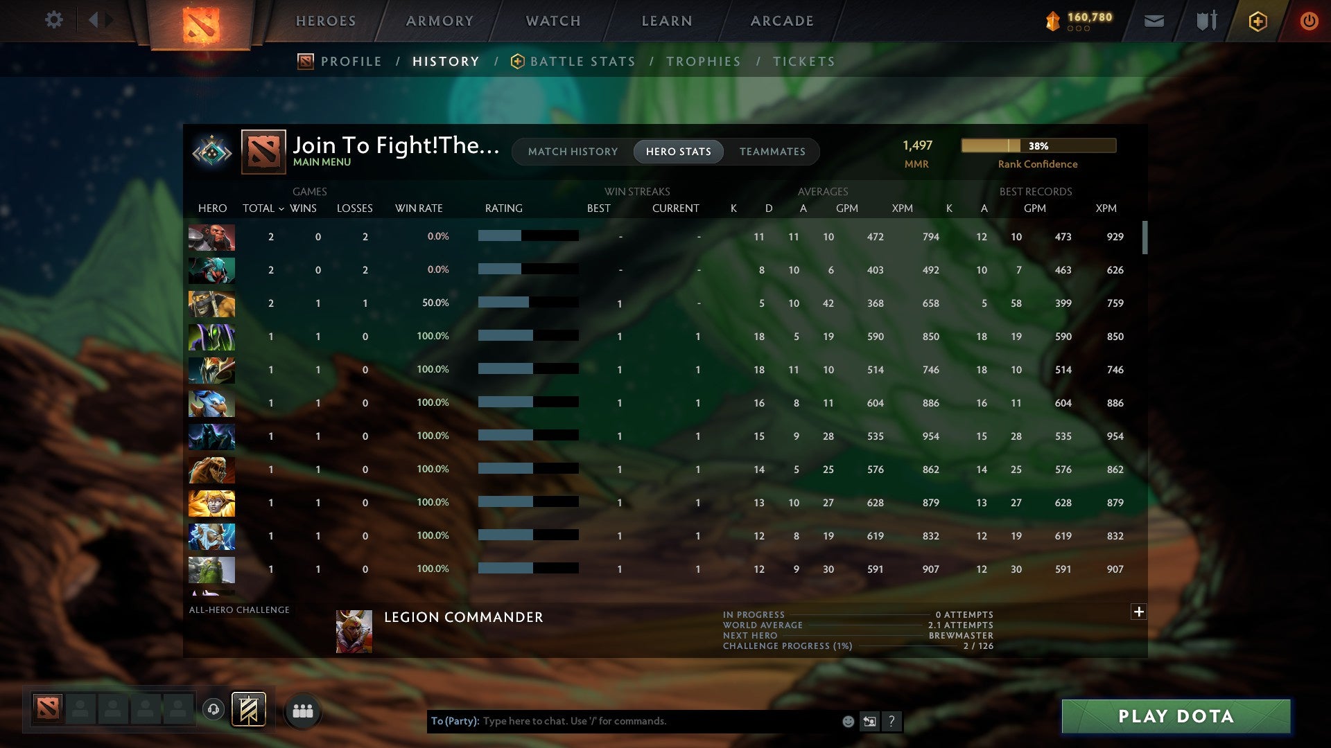 Crusader I | MMR: 1497 - Behavior: 10030 - Communication: 10030