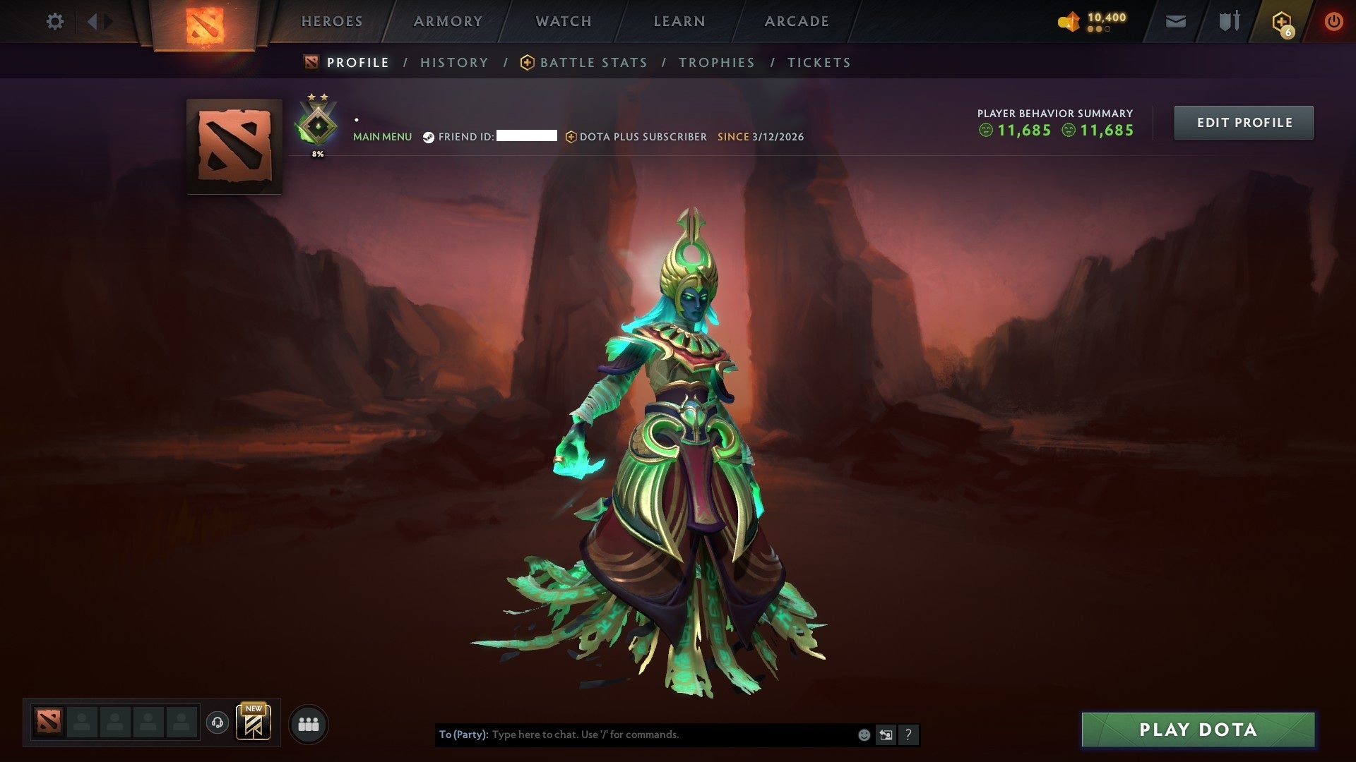 MMR: 167 - Behavior: 11685