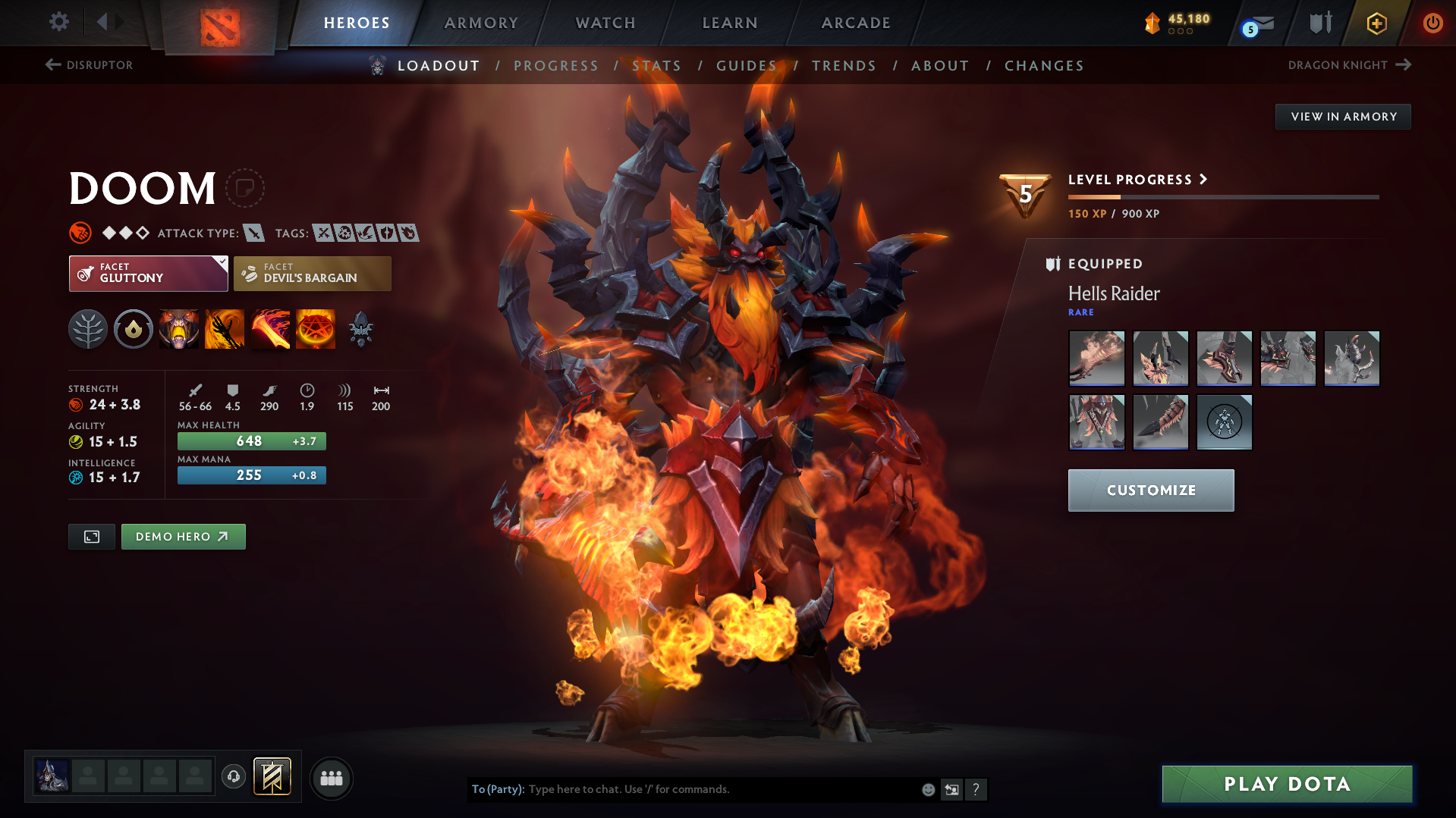 Immortal | MMR: 5565 - Behavior: 10133 - Communication: 10133