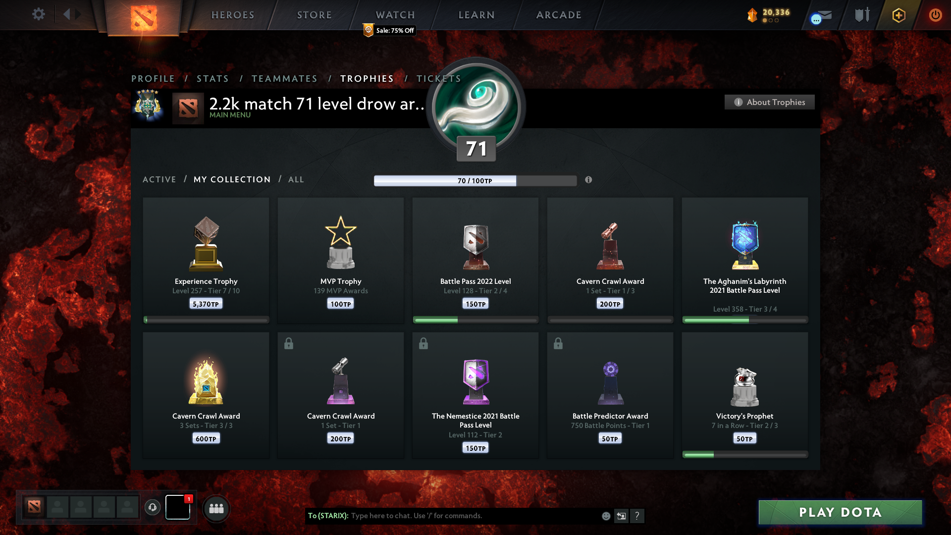 Archon V | MMR: 2996 - Behavior: 9840