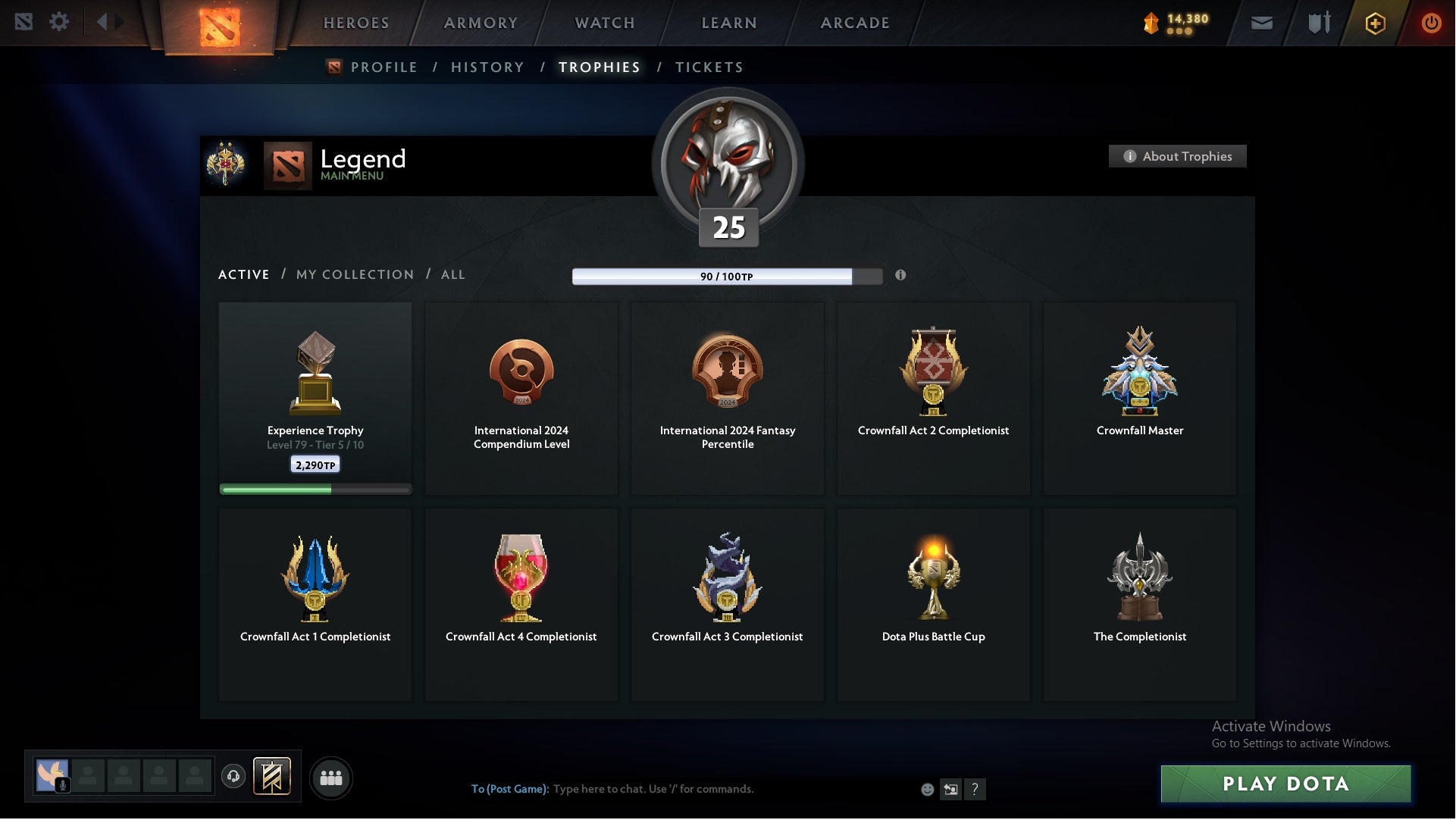 Legend II | MMR: 3159 - Behavior: 10149 - Communication: 10149