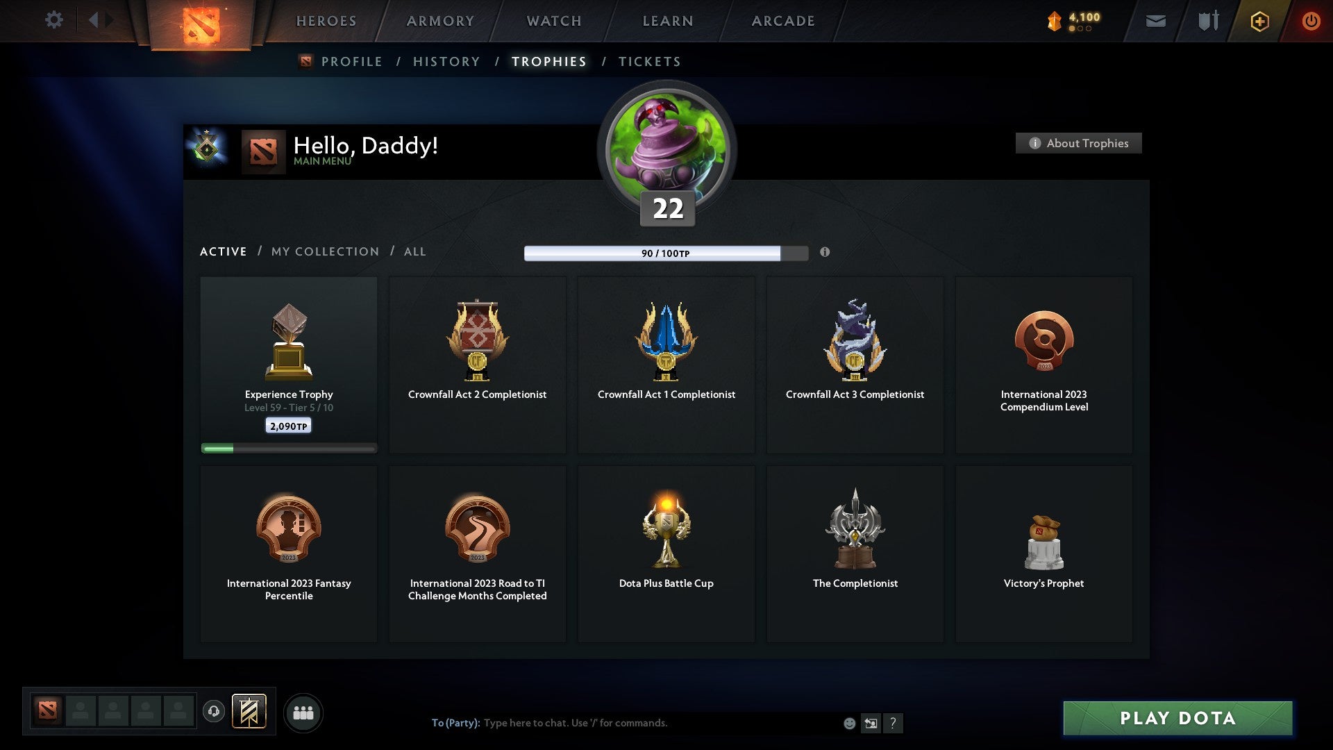 Herald I | MMR: 1 - Behavior: 8086 - Communication: 8086