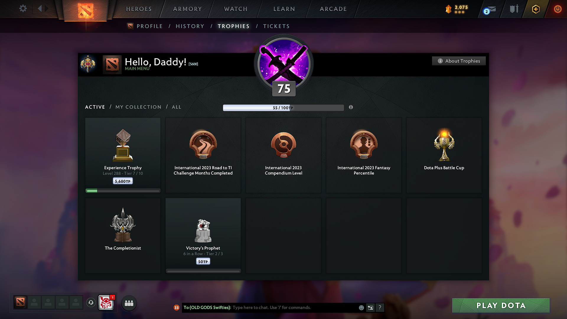 Legend I | MMR: 3049 - Behavior: 9606 - Communication: 9606