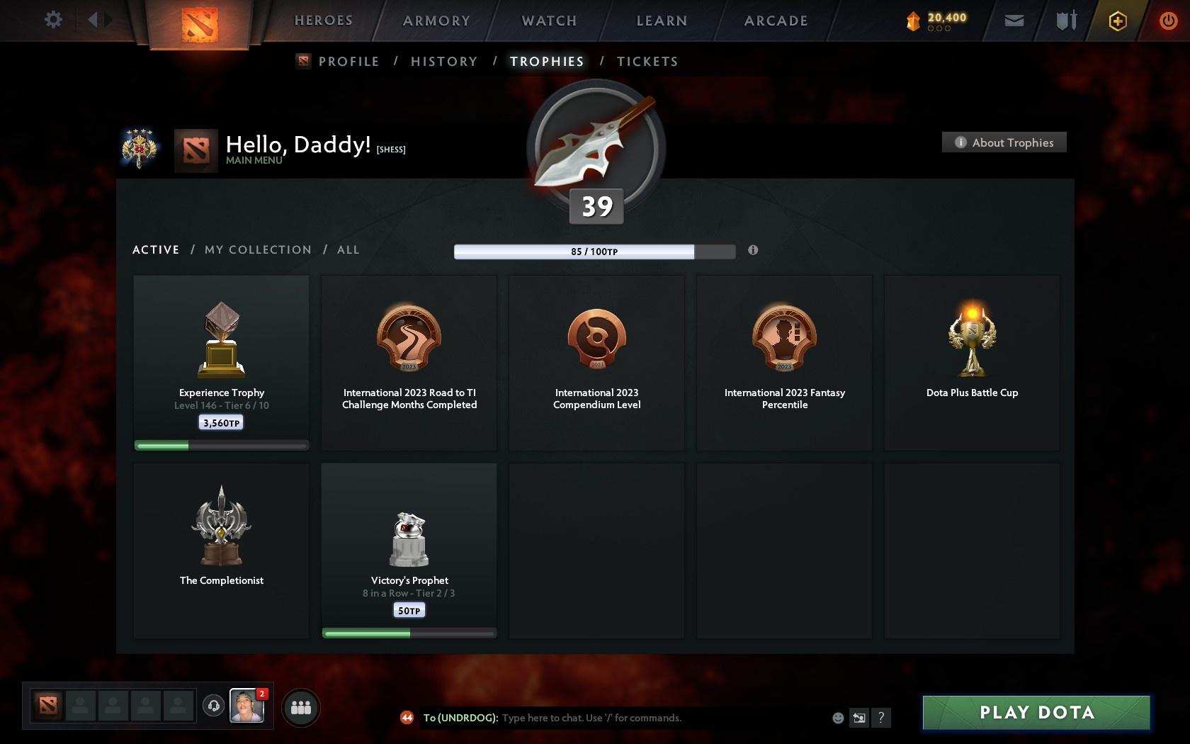 Legend IV | MMR: 3503 - Behavior: 8340 - Communication: 8340