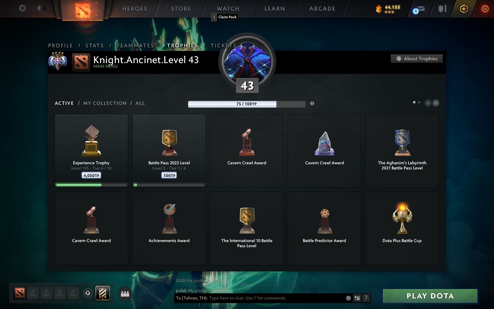 Ancient IV | MMR: 4317 - Behavior: 9740