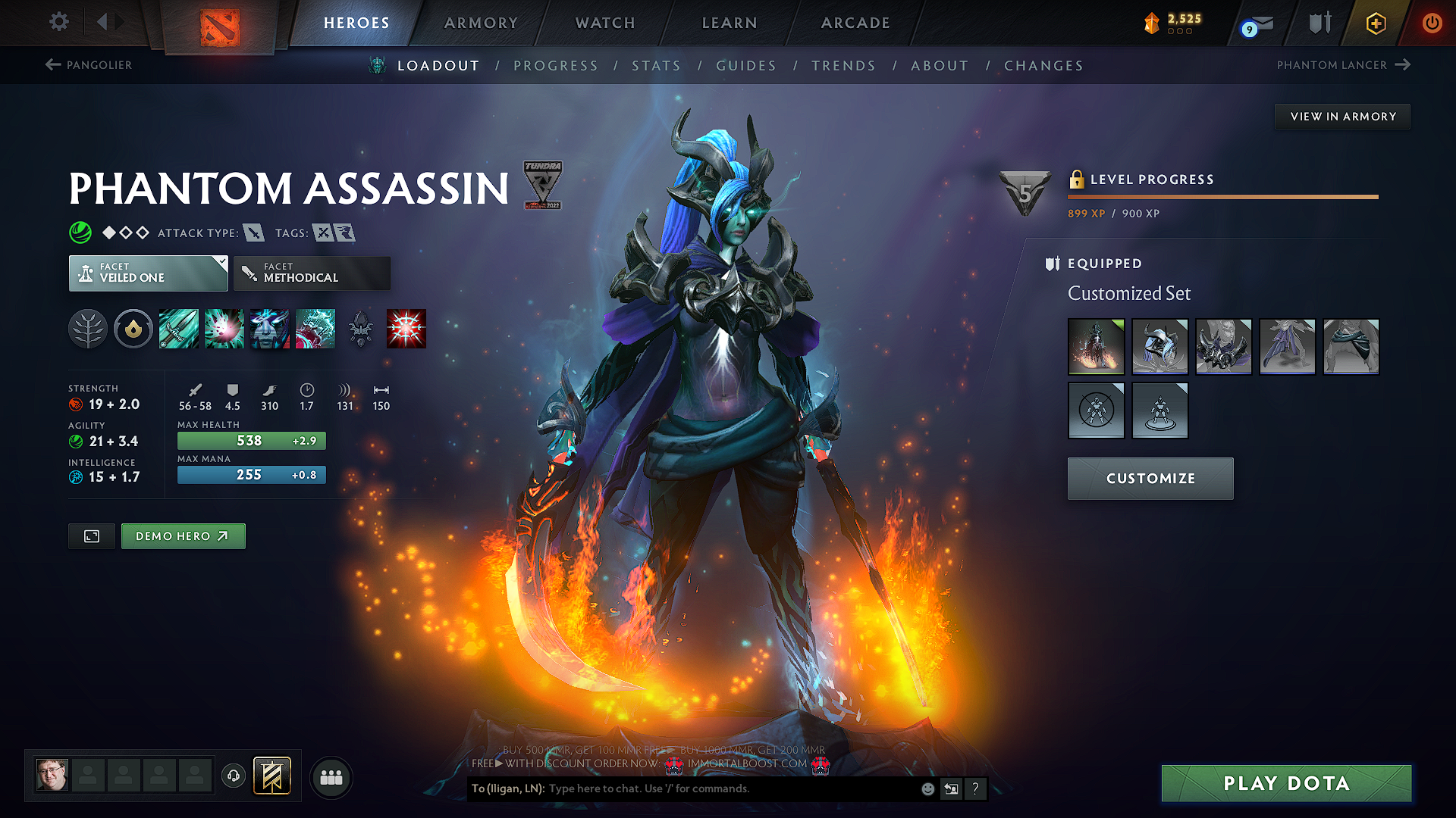 Legend IV | MMR: 3678 - Behavior: 11537 - Communication: 11537