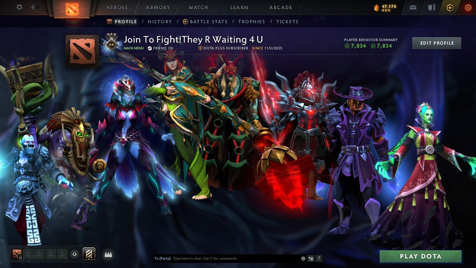 MMR: 1073 - Behavior: 7834