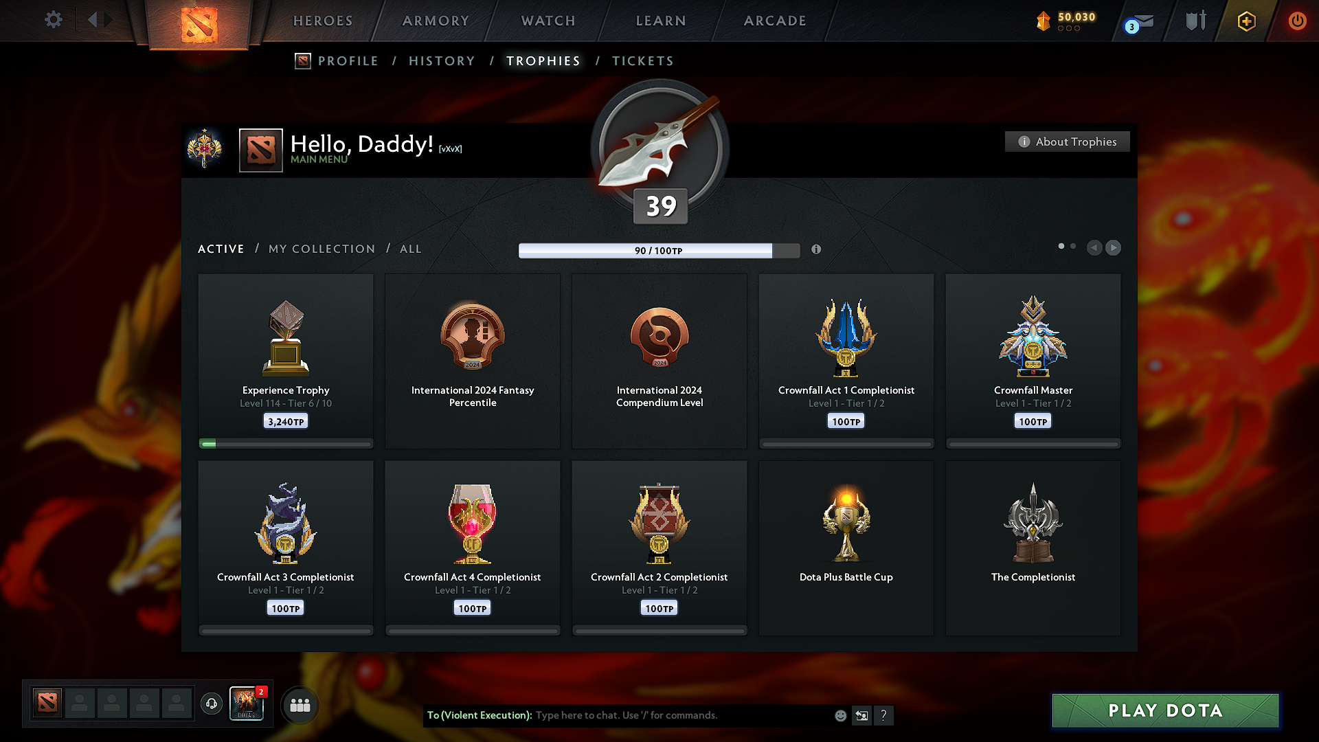 Legend I | MMR: 3111 - Behavior: 11120 - Communication: 11120