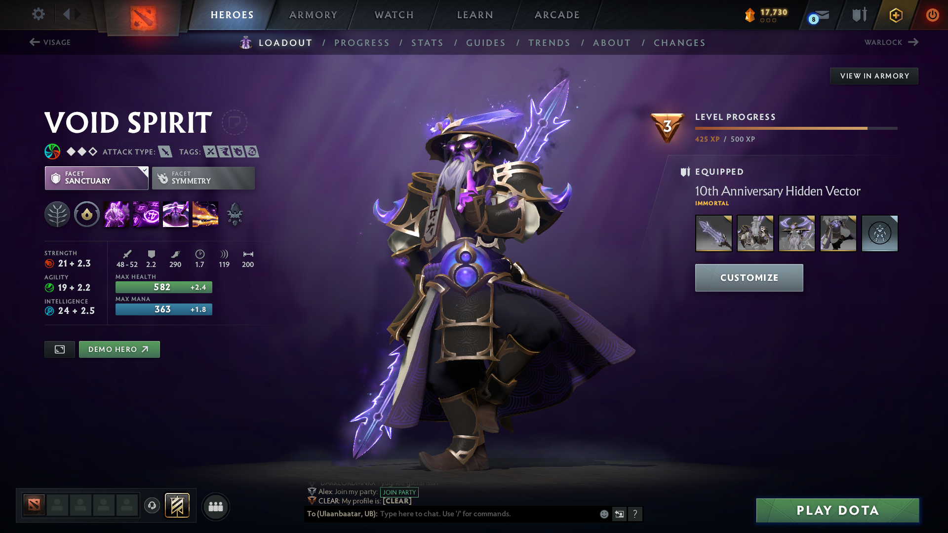 Archon IV | MMR: 2745 - Behavior: 9165 - Communication: 9165