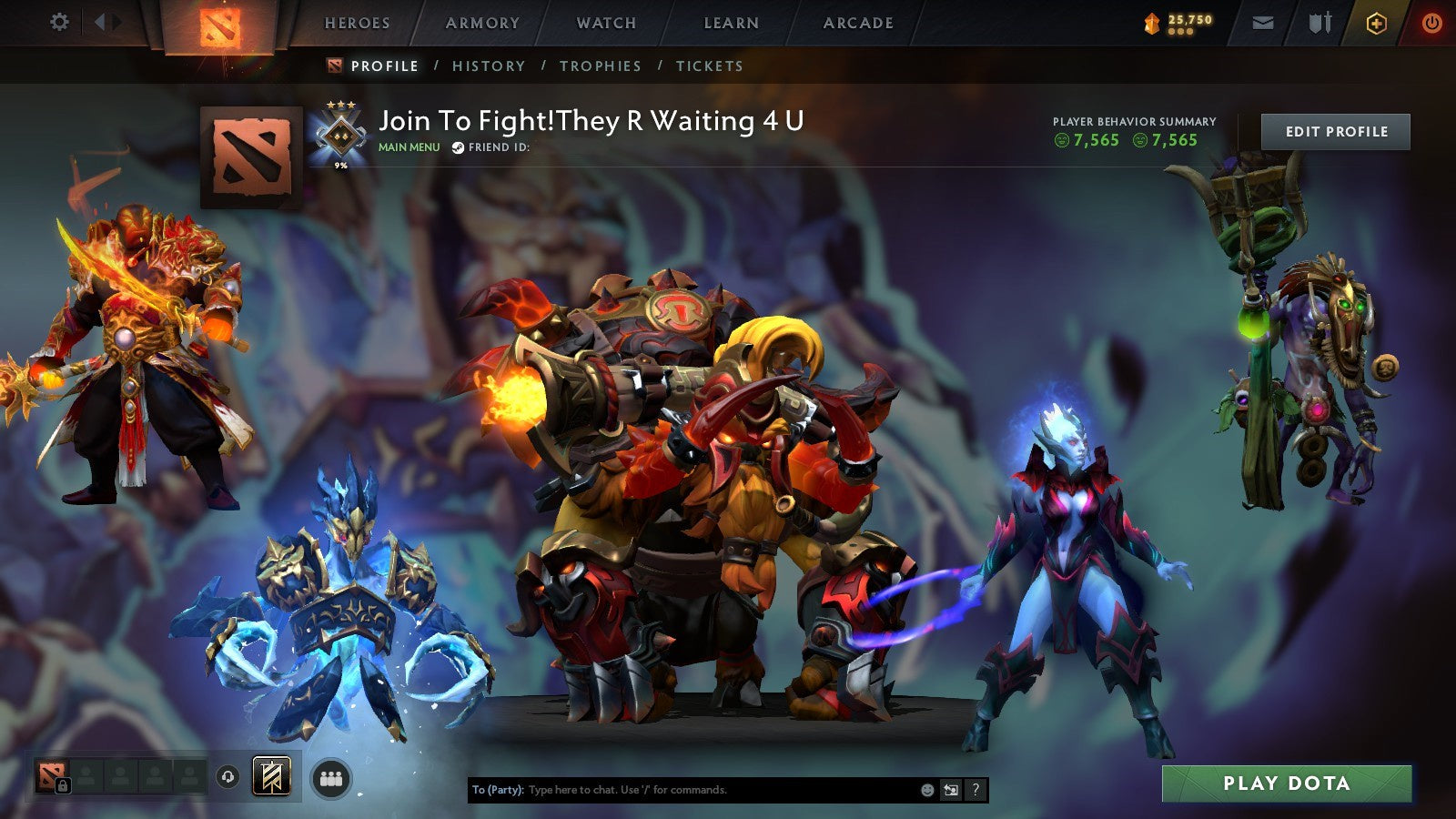 MMR: 1092 - Behavior: 7565