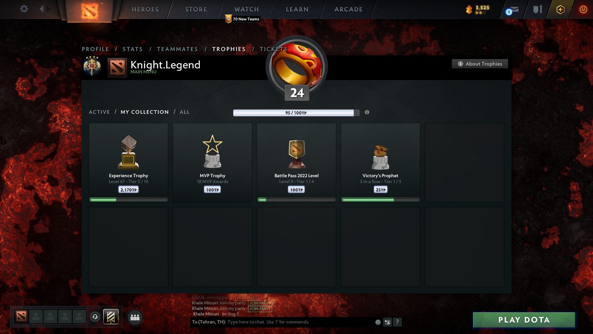 Legend IV | MMR: 3526 - Behavior: 10000