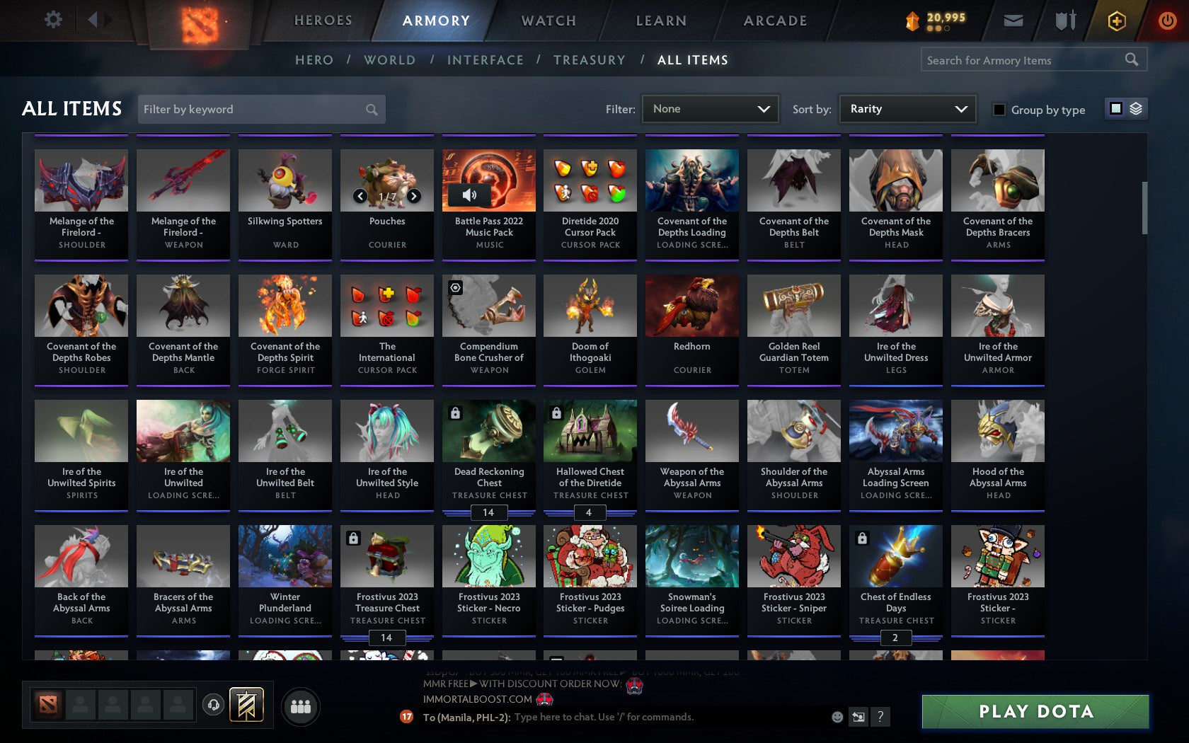 Legend I | MMR: 3094 - Behavior: 8546 - Communication: 8546