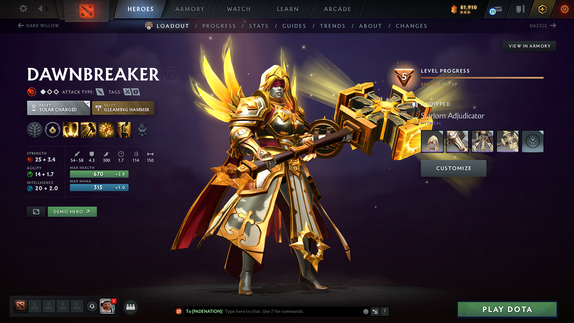 Legend I | MMR: 3100 - Behavior: 11914 - Communication: 11914