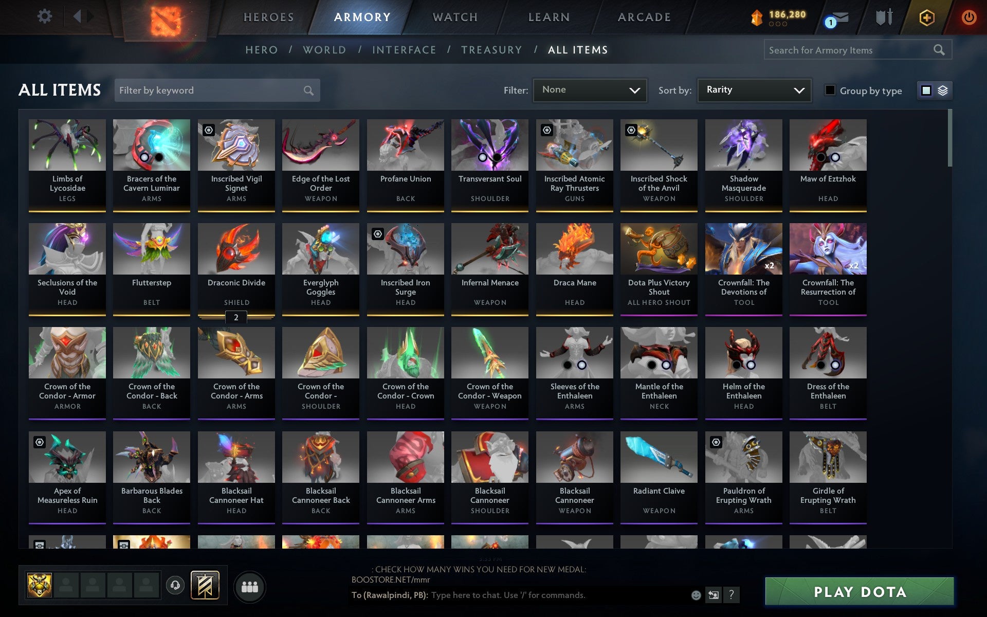 Ancient V | MMR: 4421 - Behavior: 11828