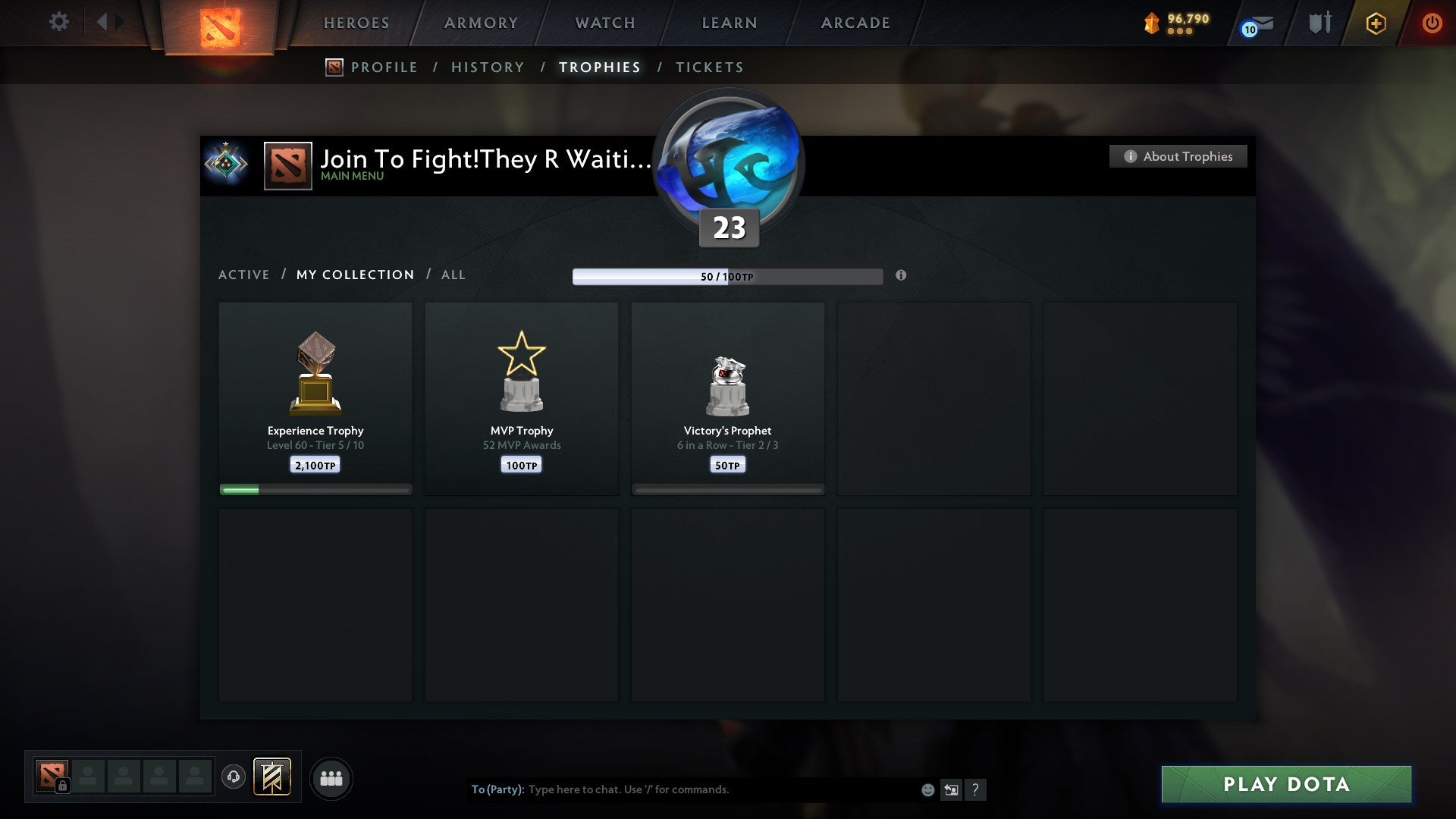 Crusader I | MMR: 1469 - Behavior: 7822 - Communication: 7822