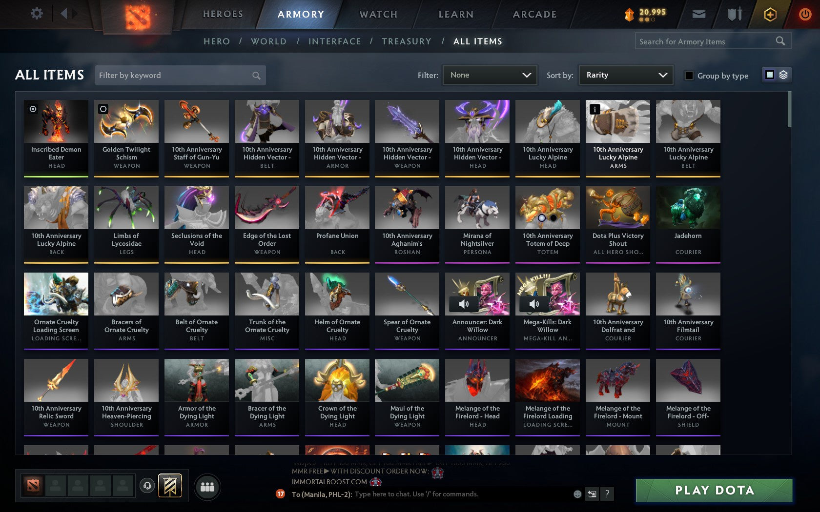 Legend I | MMR: 3094 - Behavior: 8546 - Communication: 8546