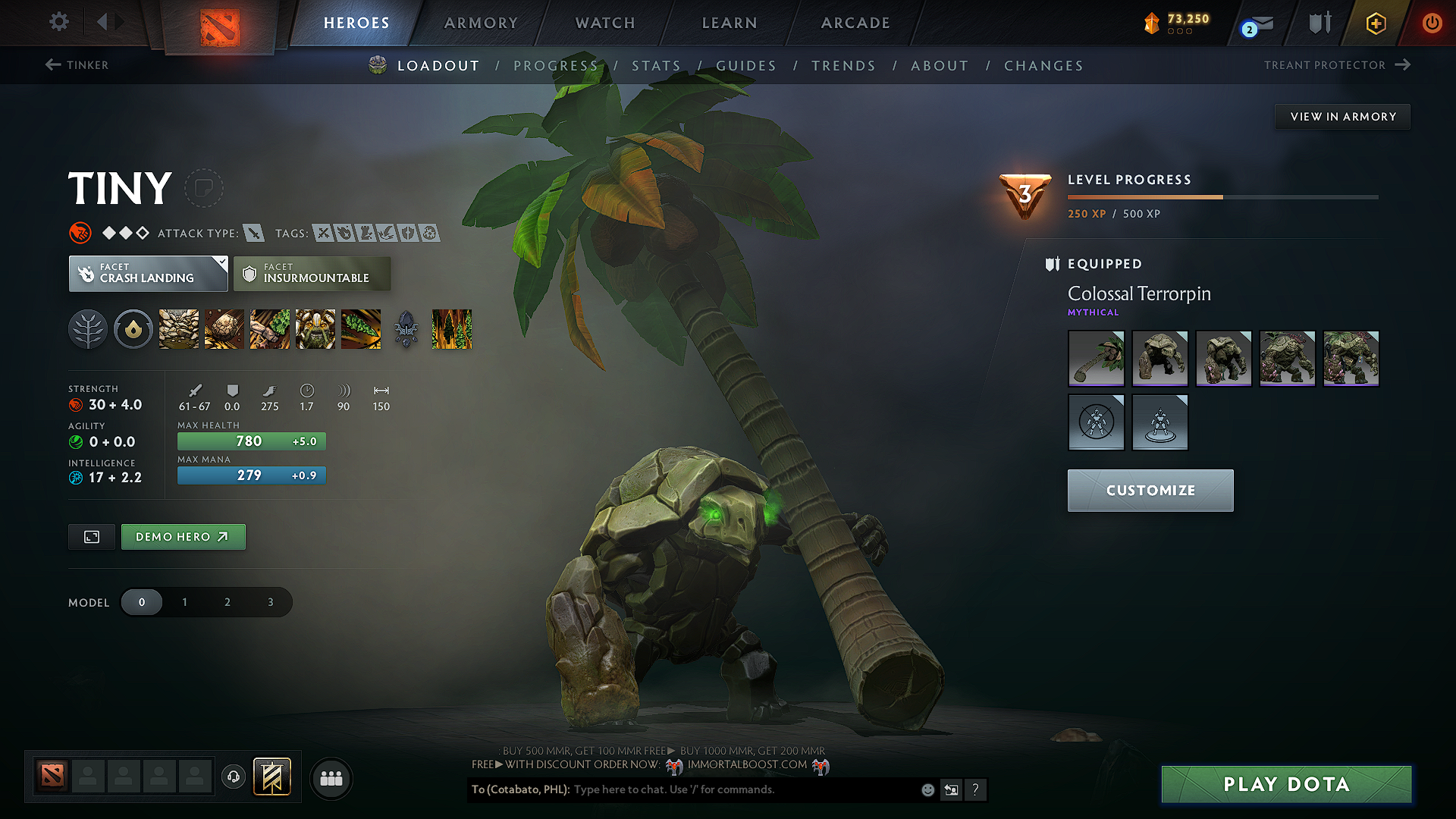 Ancient I | MMR: 3805 - Behavior: 12000 - Communication: 11041