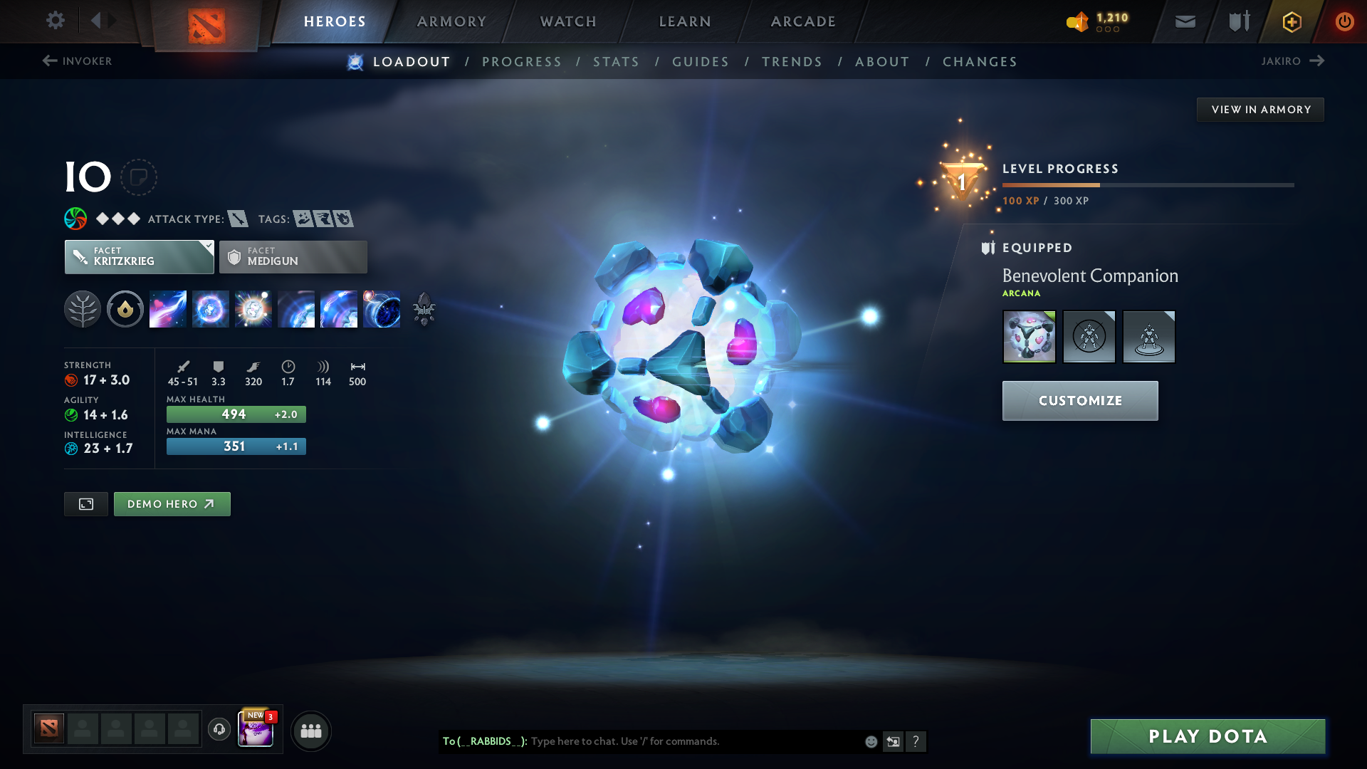 Immortal | MMR: 5886 - Behavior: 11134