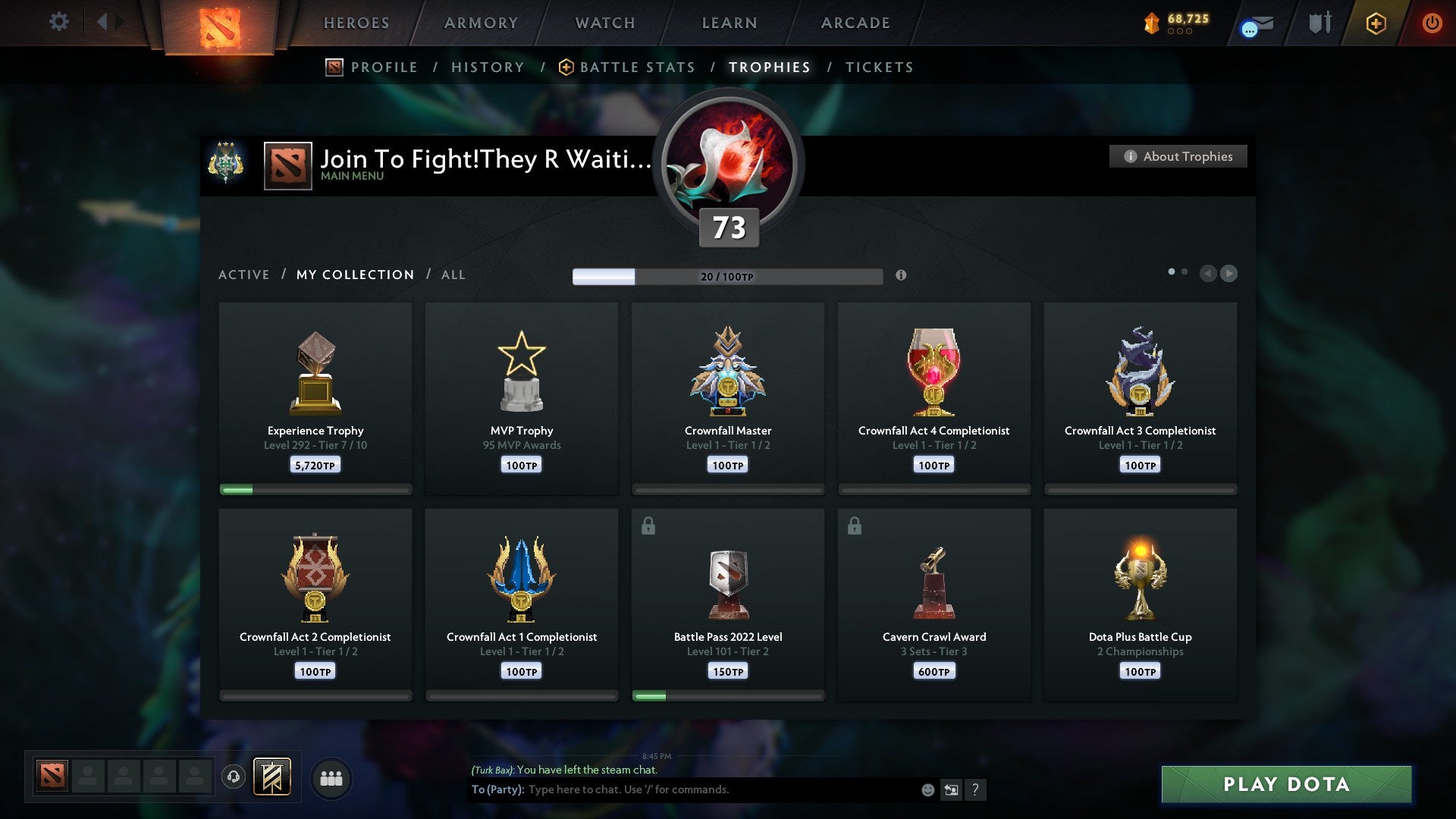 Archon III | MMR: 2613 - Behavior: 11685 - Communication: 11685