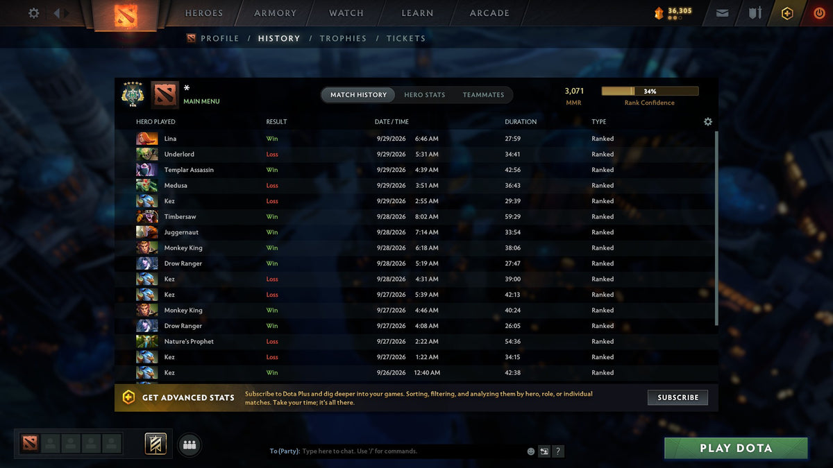 MMR: 3071 - Behavior: 9500