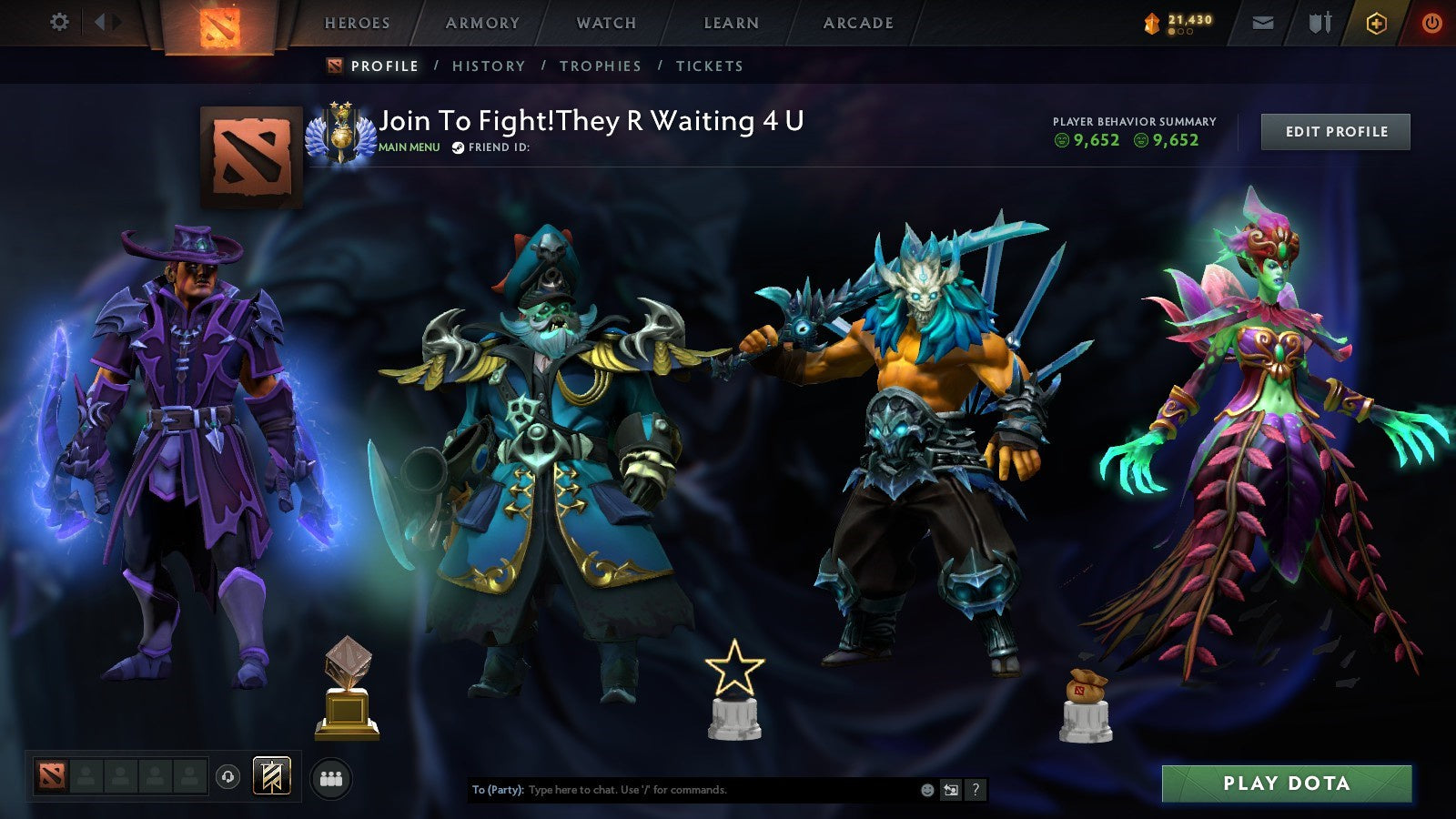 MMR: 4763 - Behavior: 9652