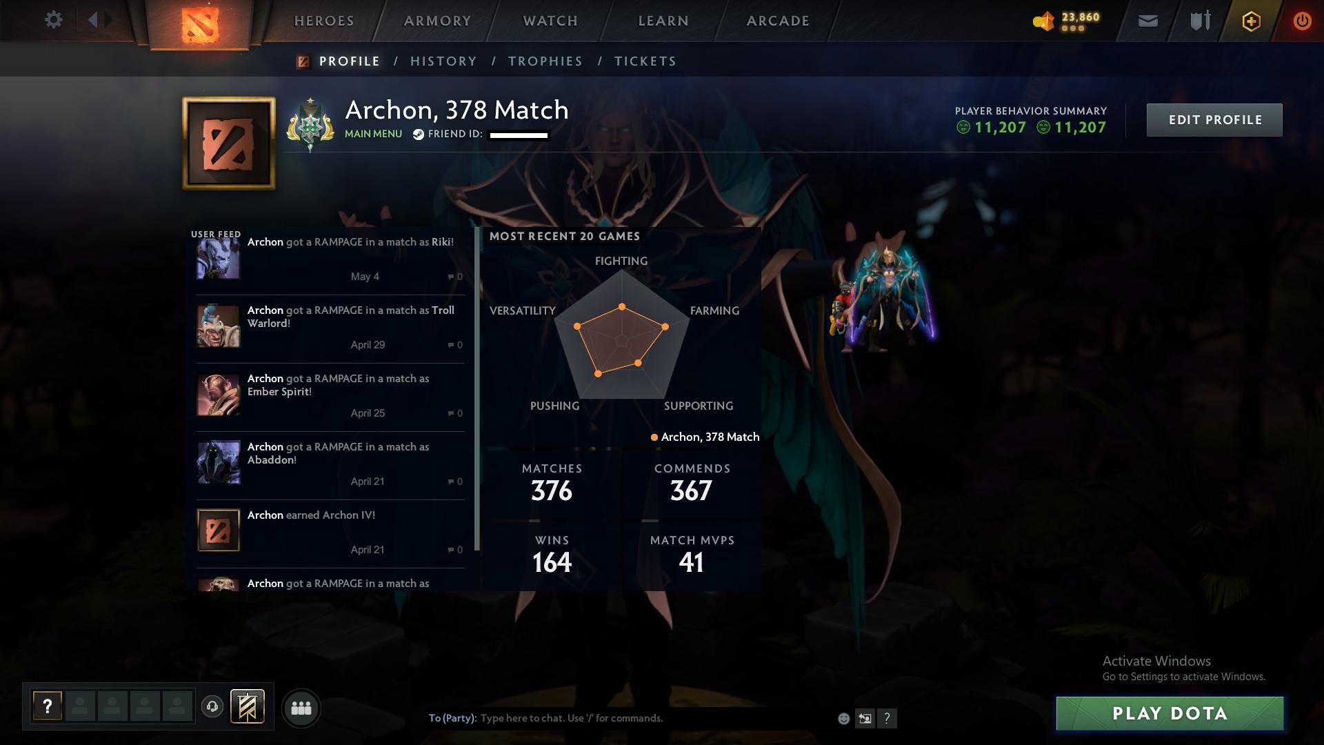 Archon I | MMR: 2310 - Behavior: 11207 - Communication: 11207