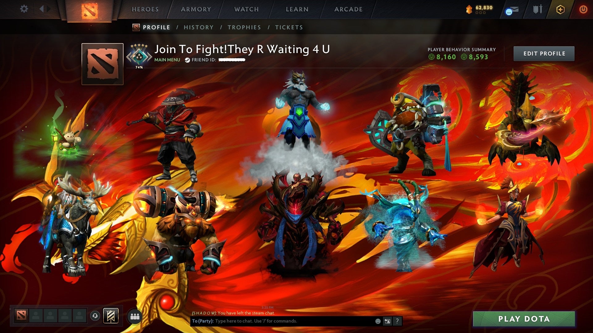 Crusader V | MMR: 2270 - Behavior: 8593 - Communication: 8160